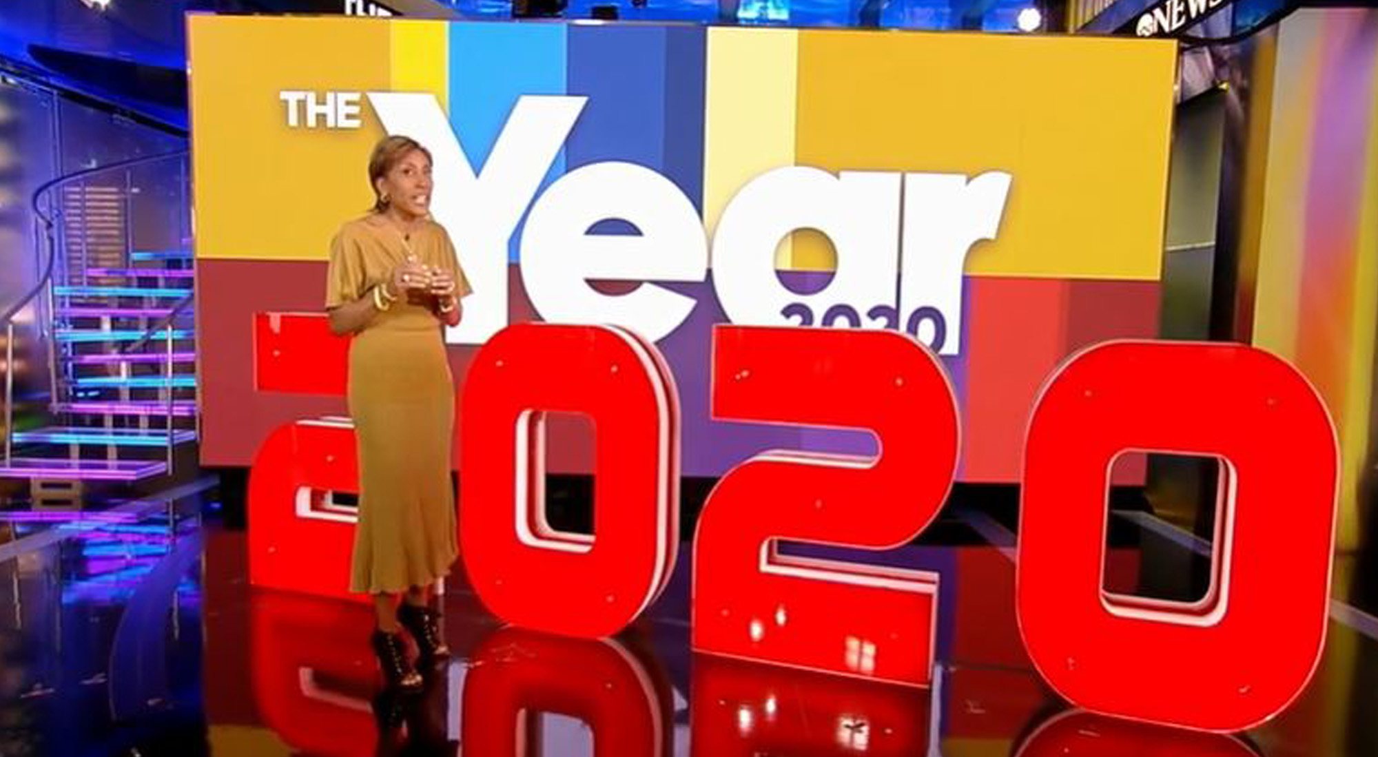 Robin Roberts presentó el especial 'The Year: 2020' en ABC