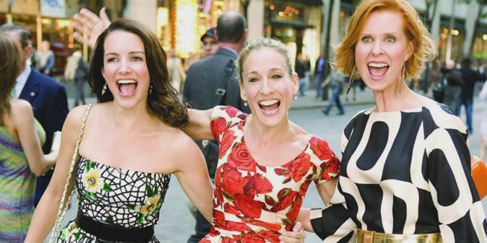 Kristin Davis, Sarah Jessica Parker y Cynthia Nixon en 'Sexo en Nueva York'