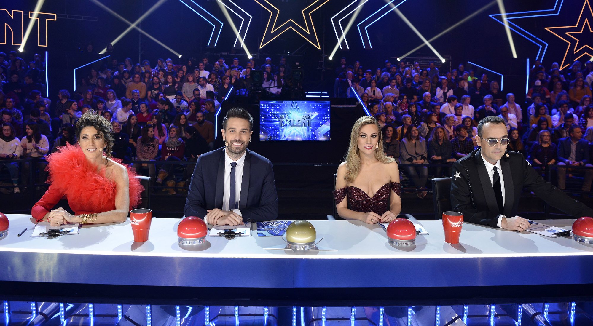 Paz Padilla, Dani Martínez, Edurne y Risto Mejide en 'Got talent'