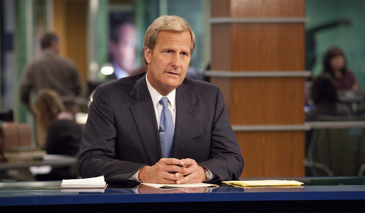 Jeff Daniels como Will McAvoy en 'The Newsroom'