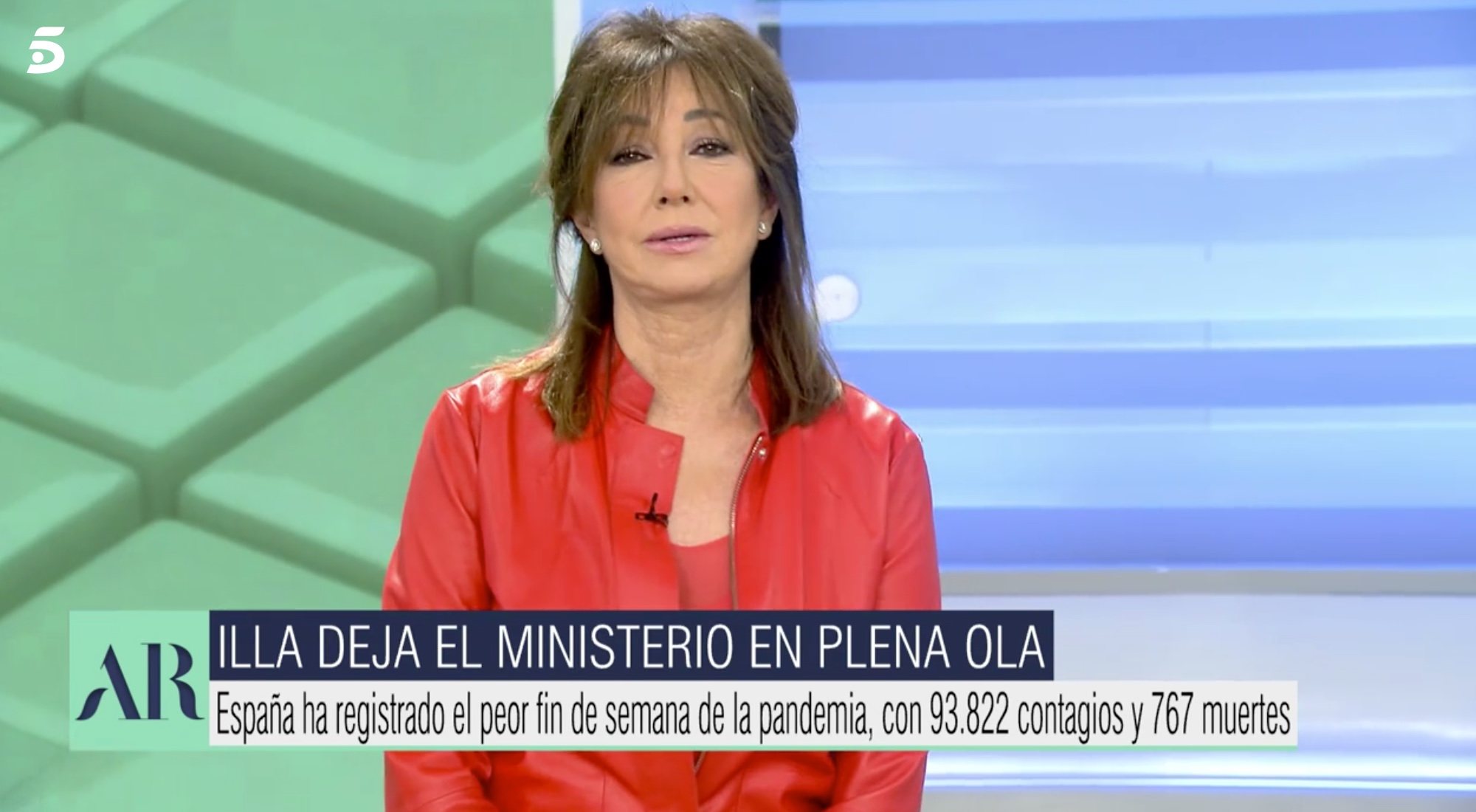 Ana Rosa Quintana critica la gestión de Salvador Illa al frente del Ministerio de Sanidad en 'El programa de Ana Rosa'