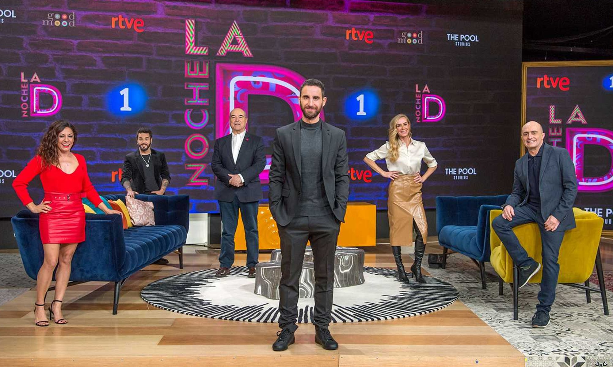 Dani Rovira y los colaboradores de &#39;La noche D&#39;