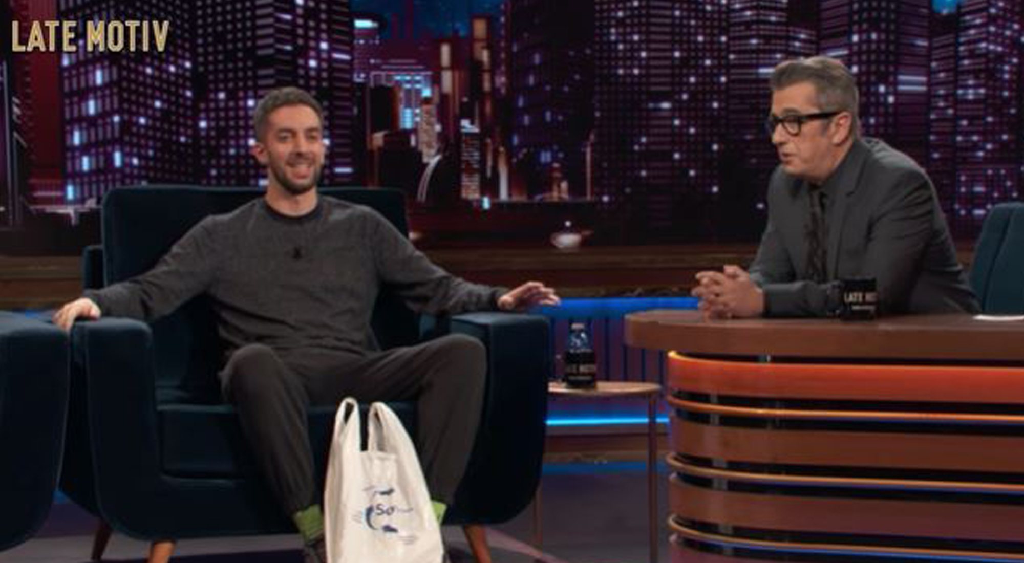 David Broncano visita a Buenafuente en 'Late Motiv'