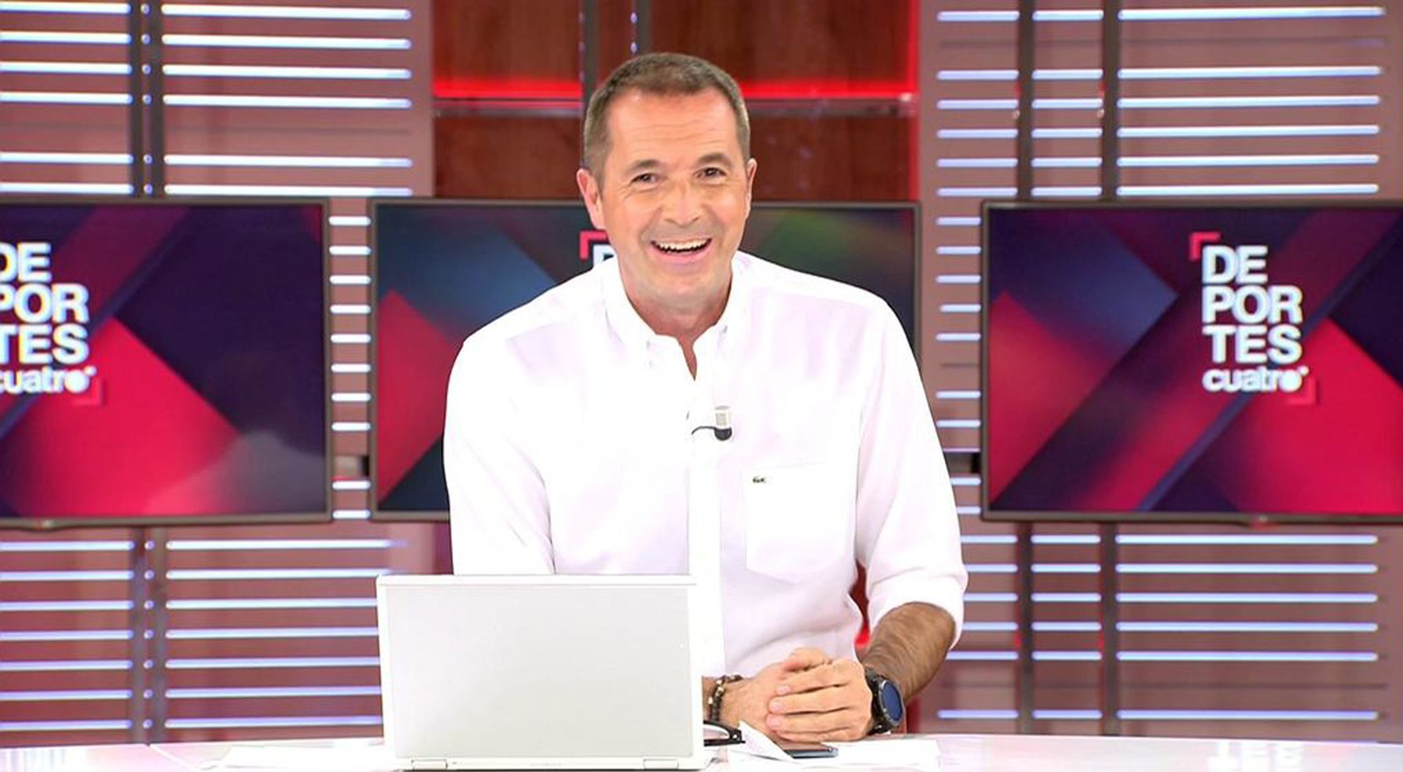 Manu Carreño, presentador de 'Deportes Cuatro'