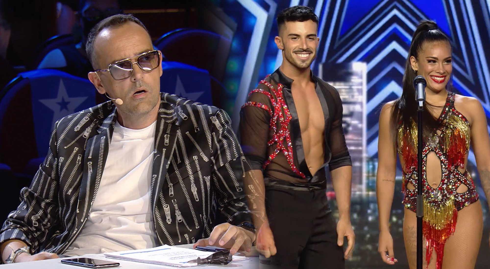 Risto Mejide, "fastidiado" al recibir a los bailarines Stefanny y Michael en 'Got Talent'