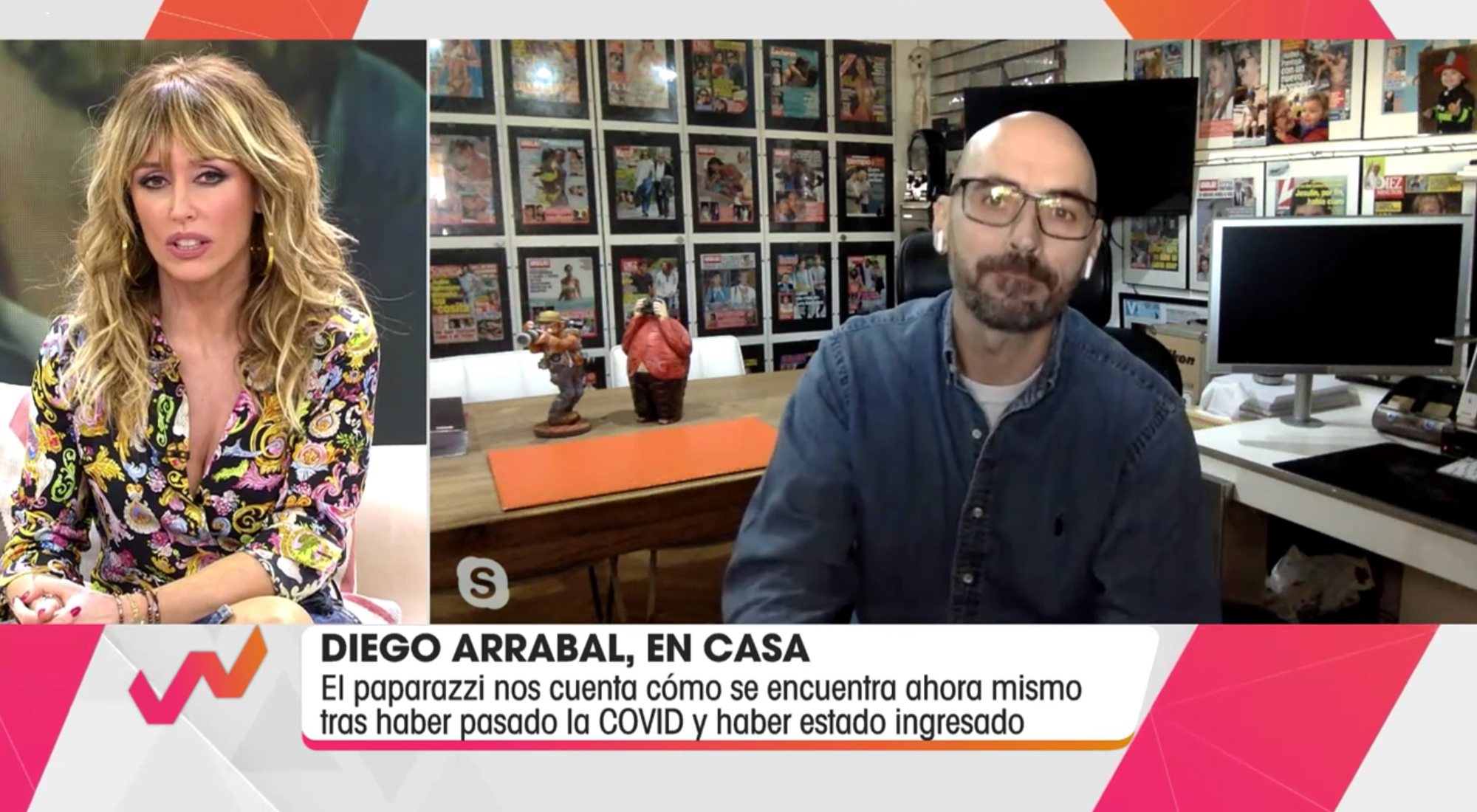 Emma García habla con Diego Arrabal en 'Viva la vida' tras su recuperación