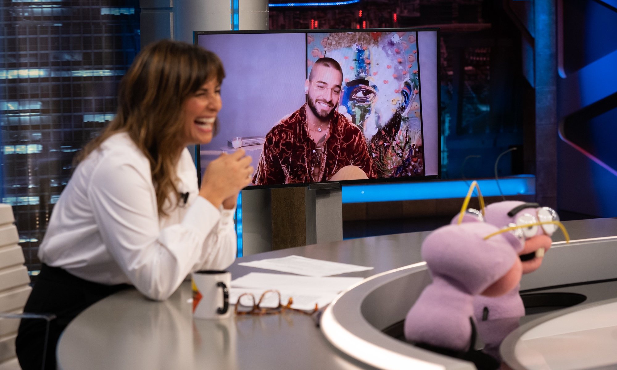 Nuria Roca, Maluma, Trancas y Barrancas en 'El hormiguero'