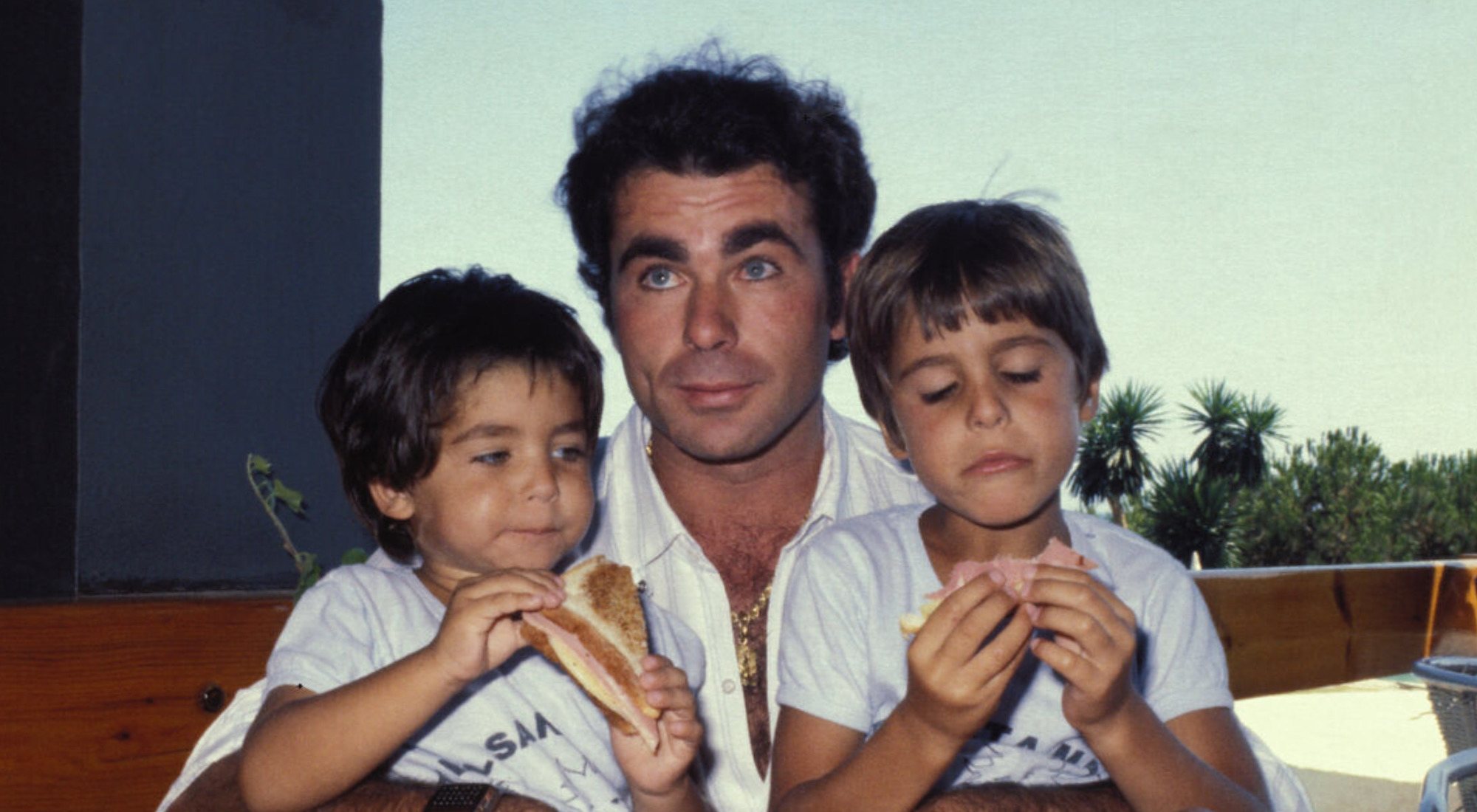 Los hermanos Rivera junto a Paquirri