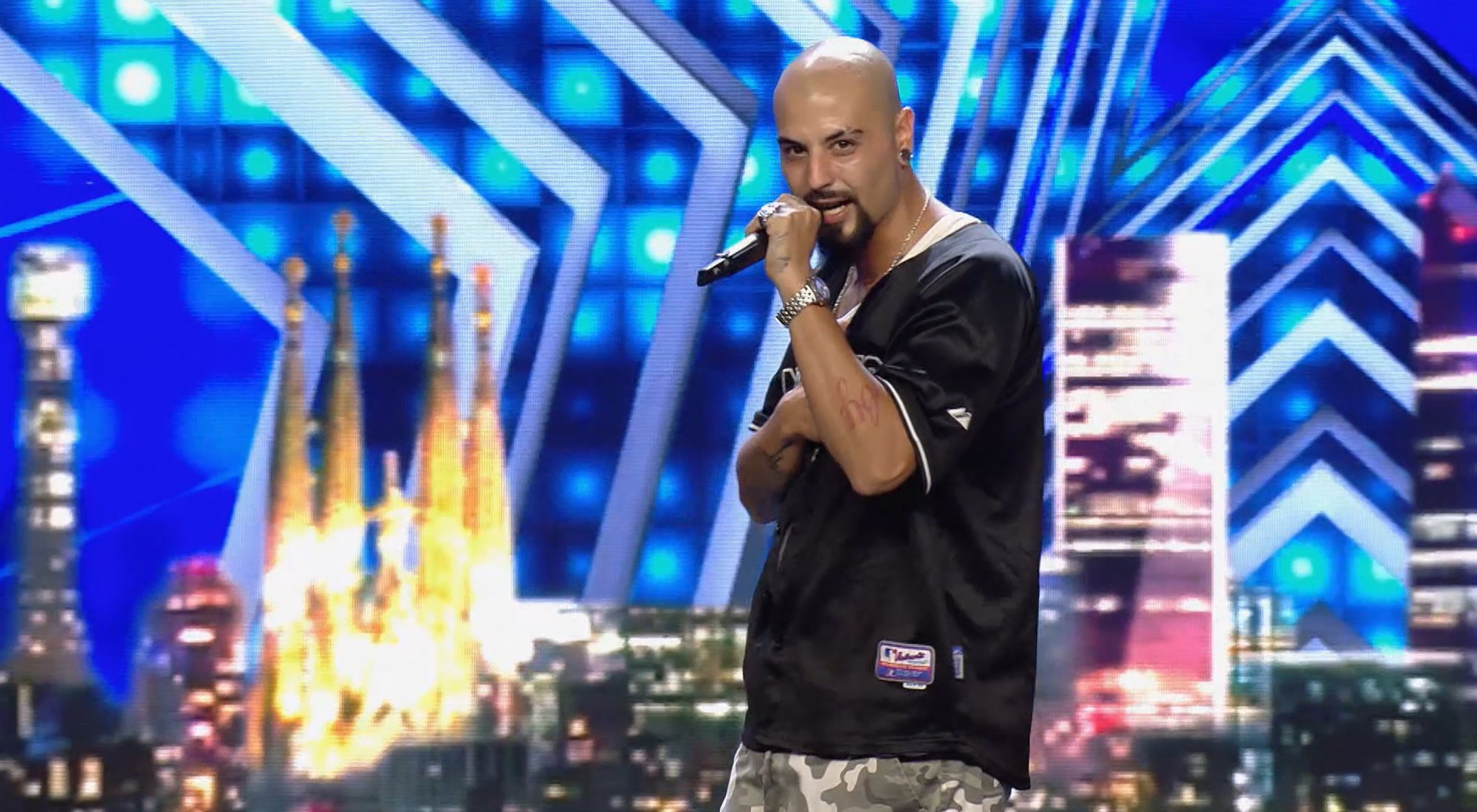 Víctor, durante su actuación en 'Got Talent 6'