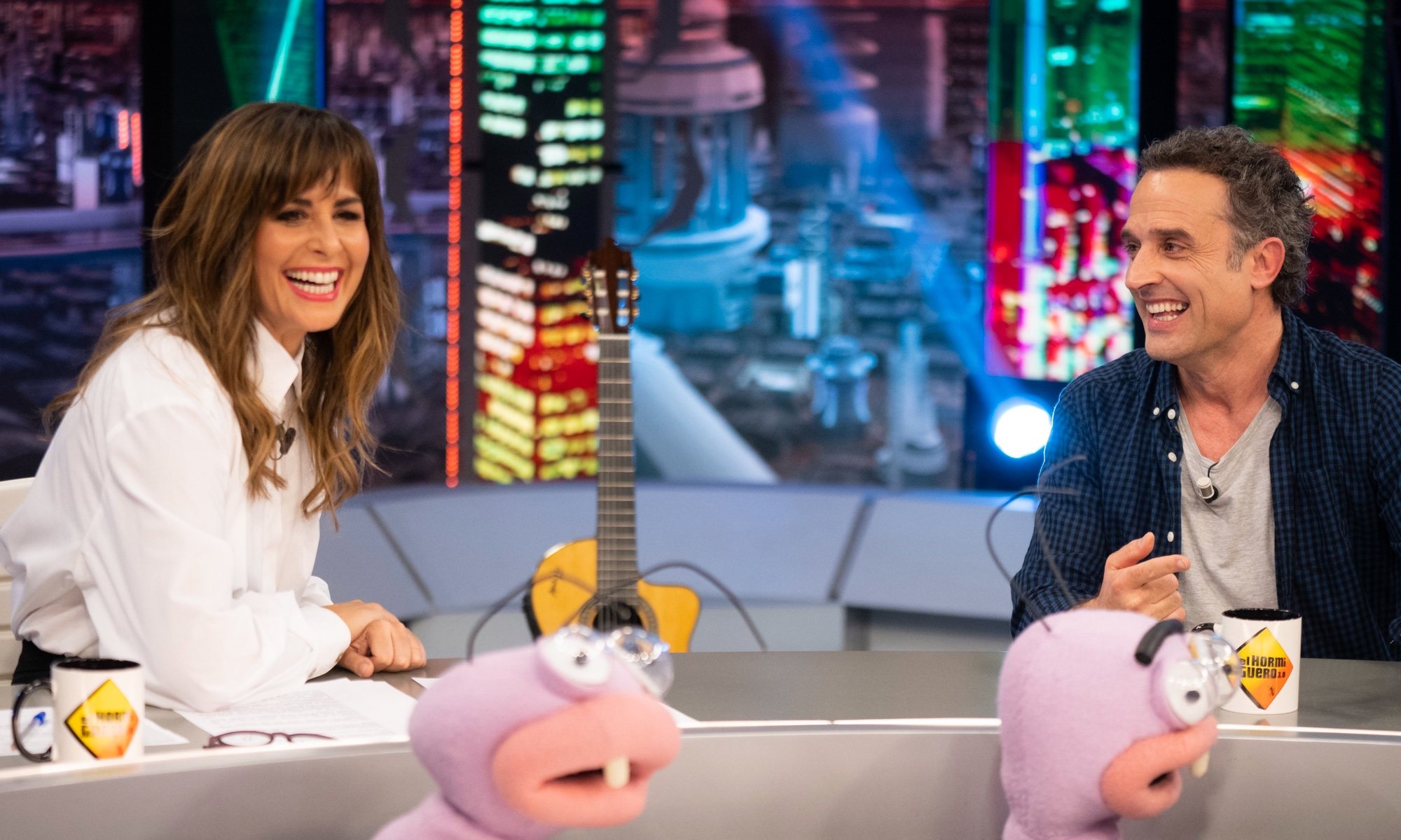 Nuria Roca y Daniel Guzmán en &#39;El hormiguero&#39;
