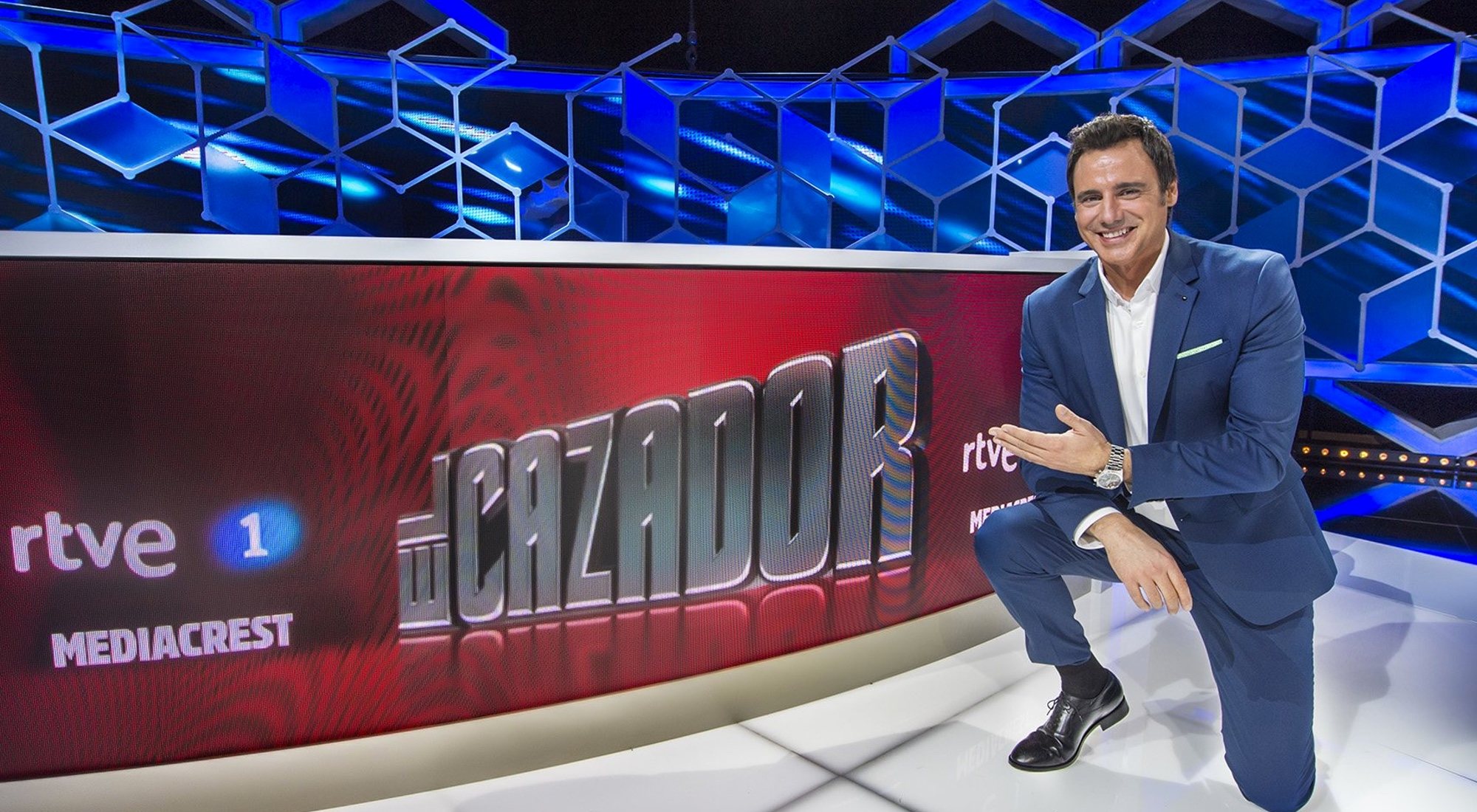 Ion Aramendi durante la presentación de 'El cazador'