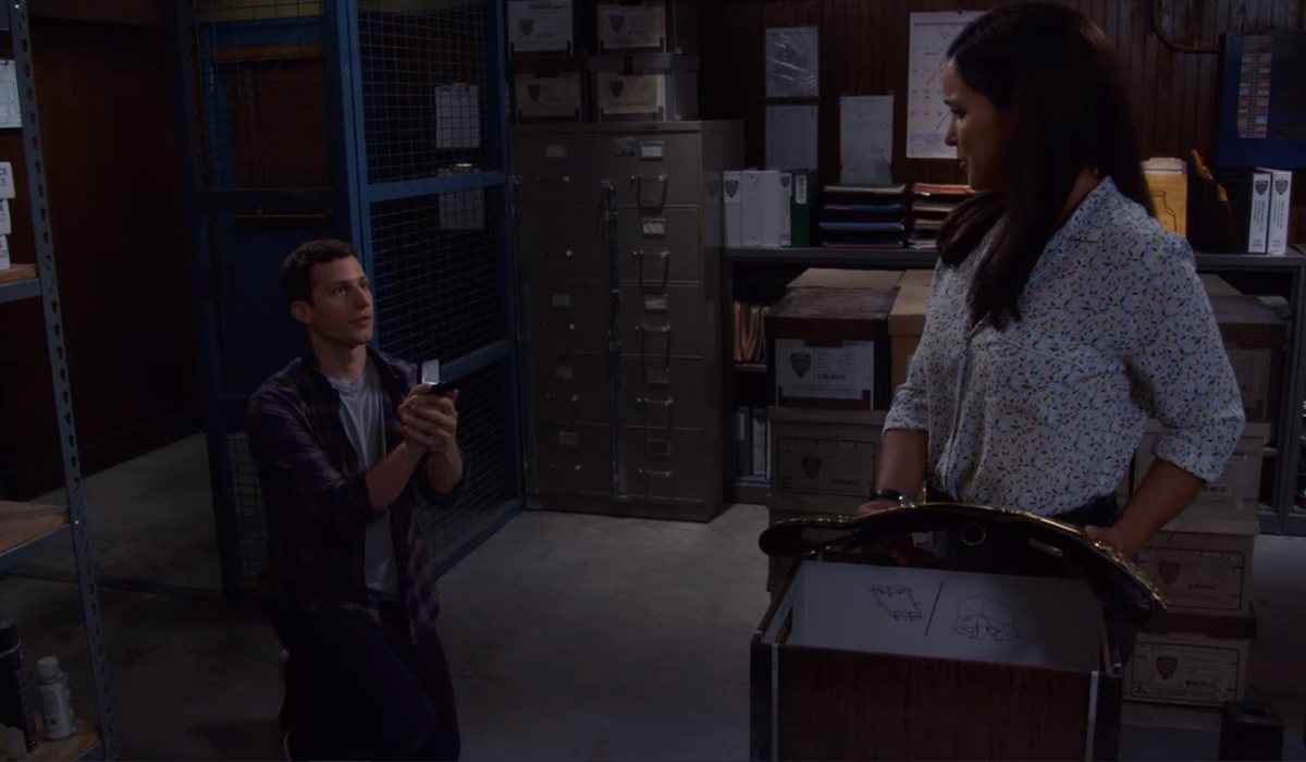 Jake pide matrimonio a Amy en 'Brooklyn Nine-Nine'