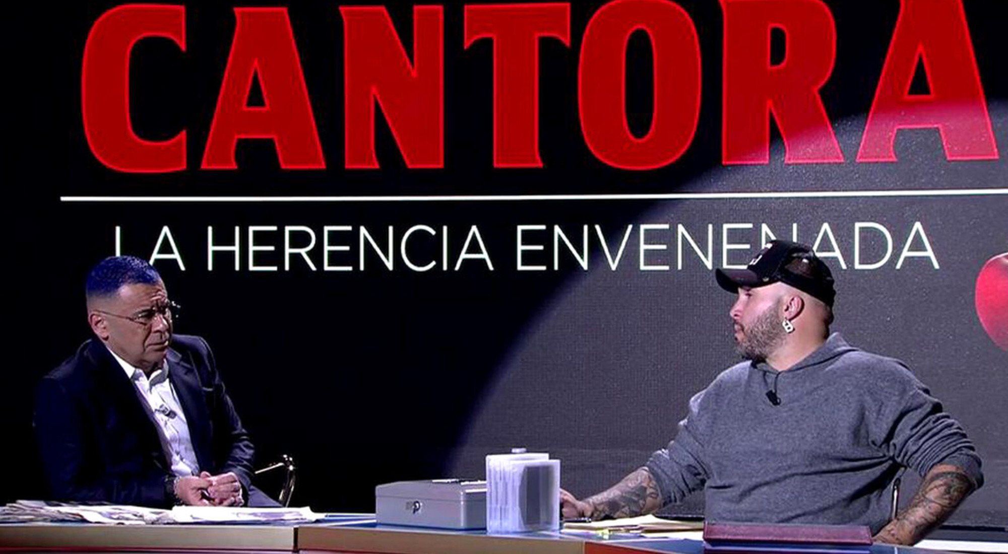 Jorge Javier Vázquez entrevistando a Kiko en 'Cantora, la herencia envenenada'