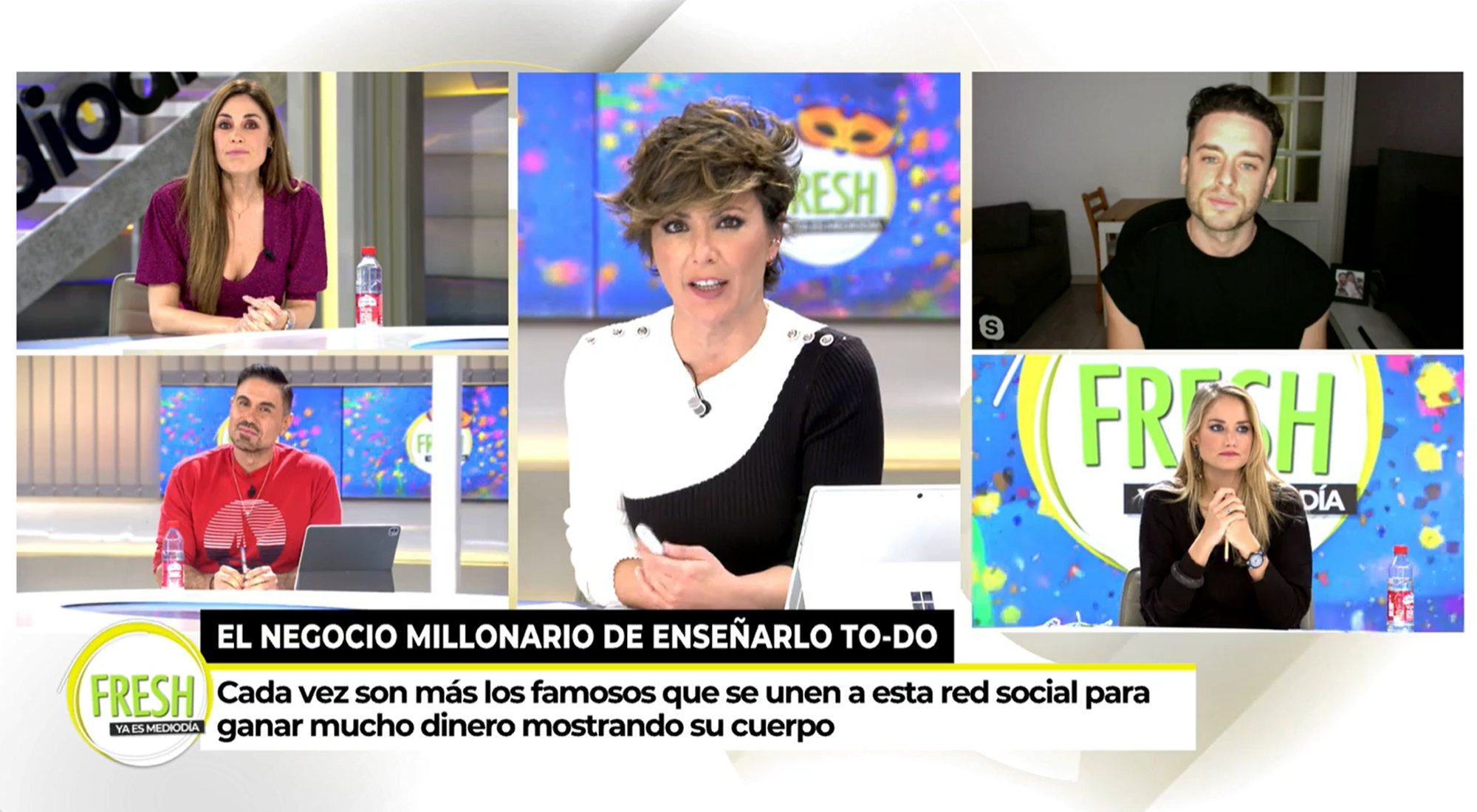 Sonsóles y sus compañeros entrevista a Manuel Reyes en 'Ya es mediodía'