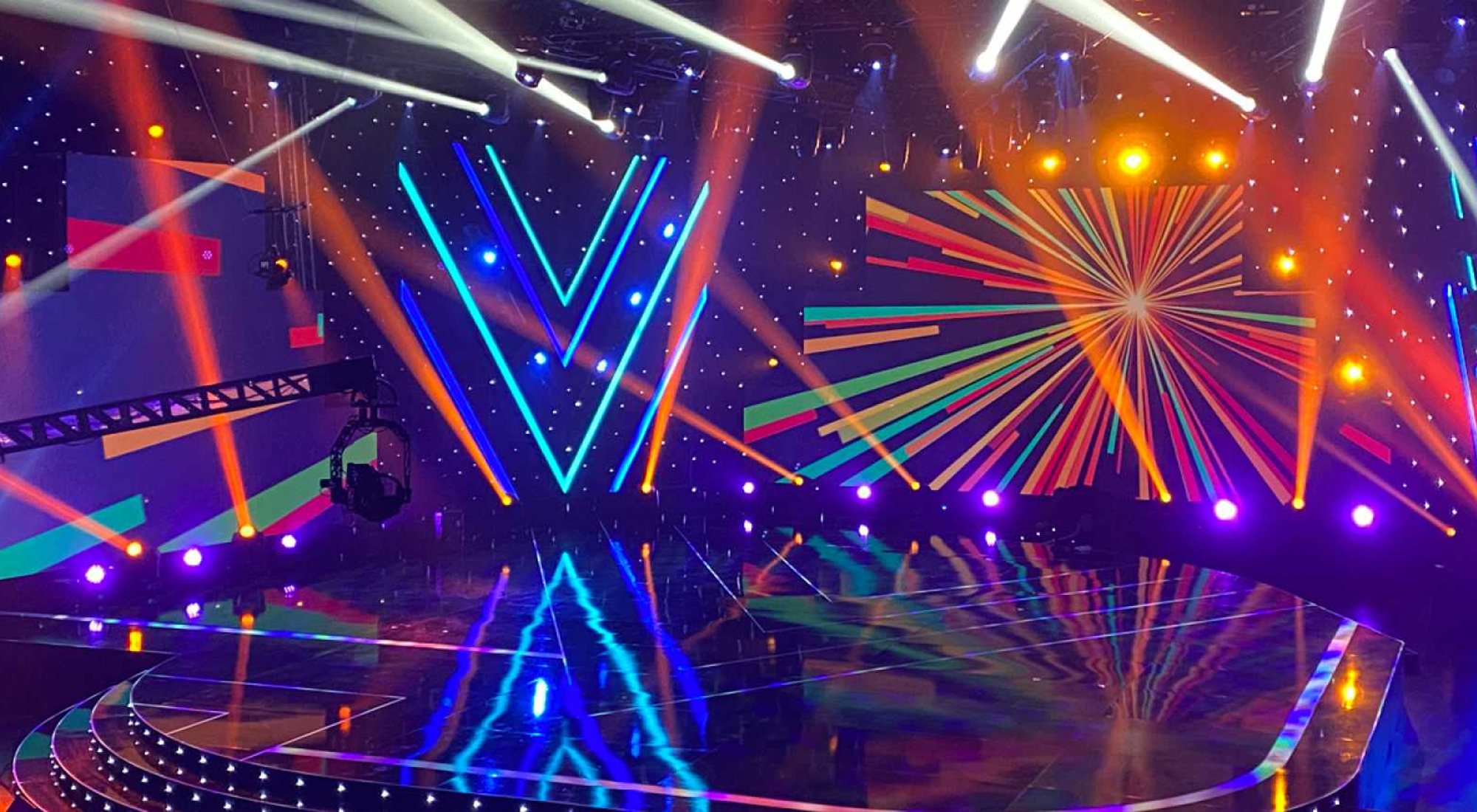 Así es el escenario de 'Destino Eurovisión'