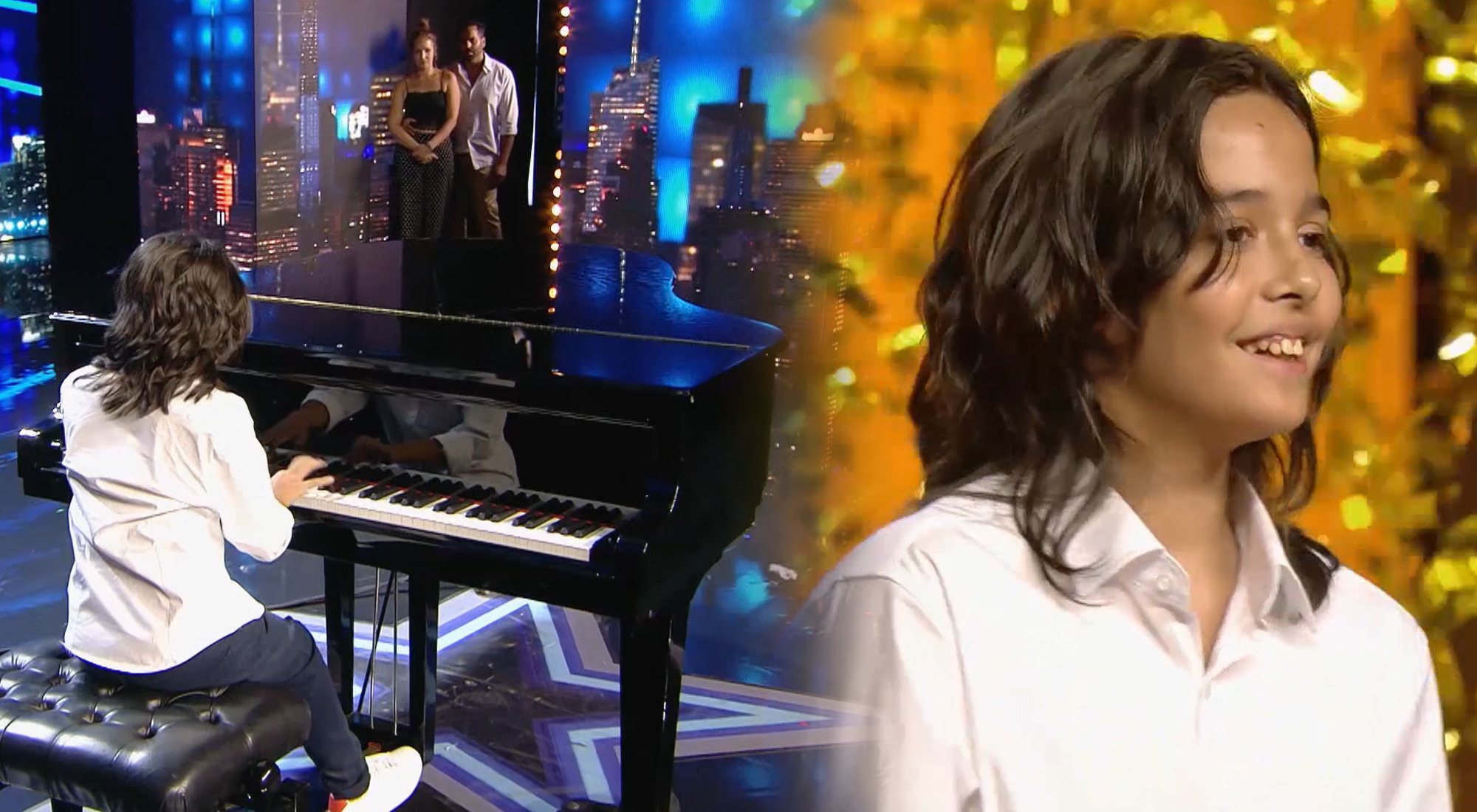 Antón recibe el Pase de Oro en 'Got Talent' tras deslumbrar con su talento para el piano