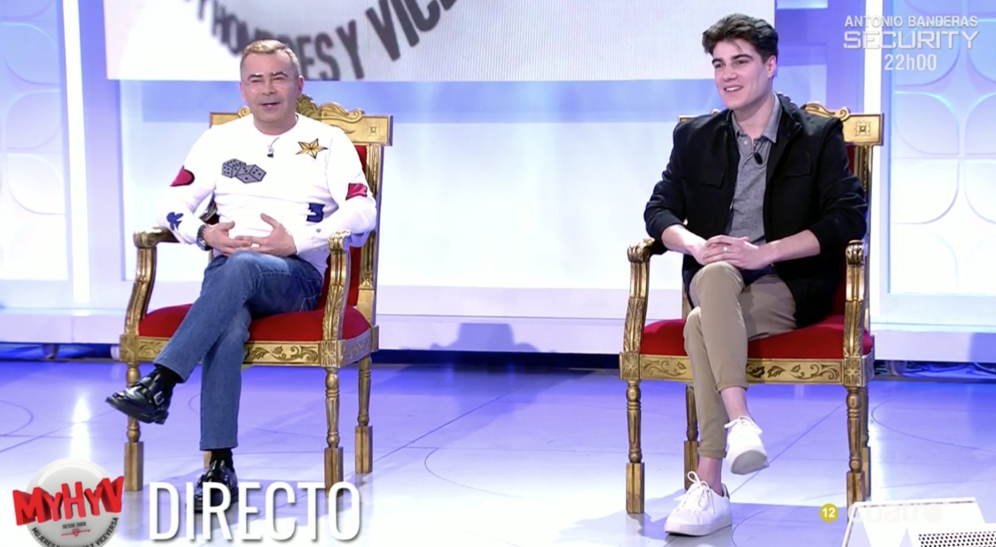 Jorge Javier Vázquez y Julen, tronistas de 'Mujeres y Hombres y Viceversa'