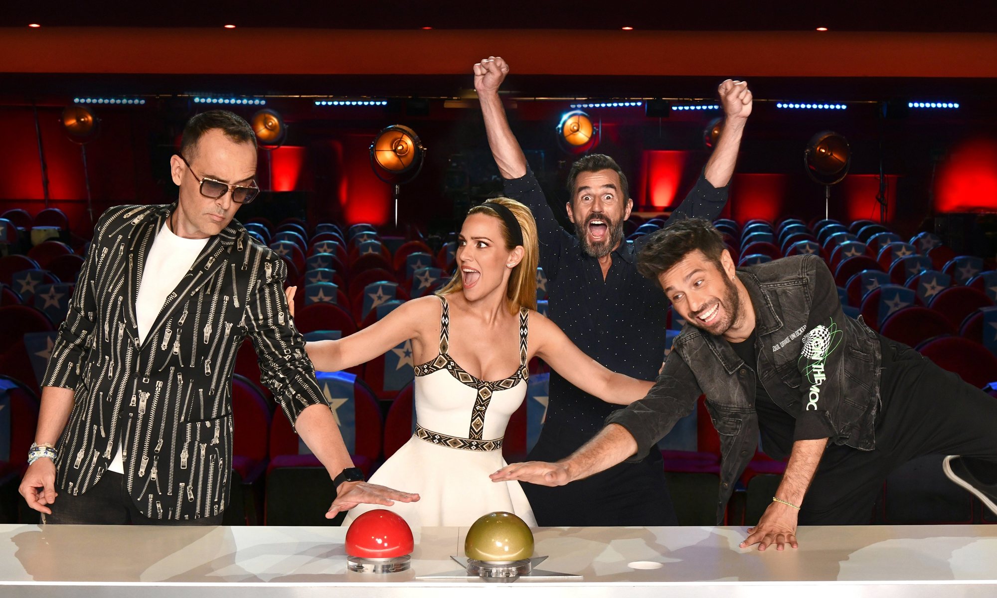 Risto Mejide, Edurne, Santi Millán Y Dani Martínez en 'Got Talent España'