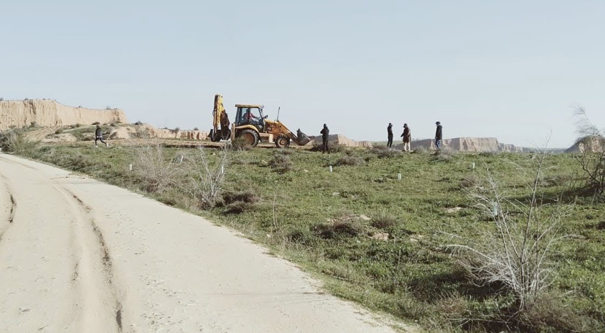 Imagen tomada por Ecologistas en Acción de Toledo en la zona donde pretendía rodar &#39;Cuéntame&#39;