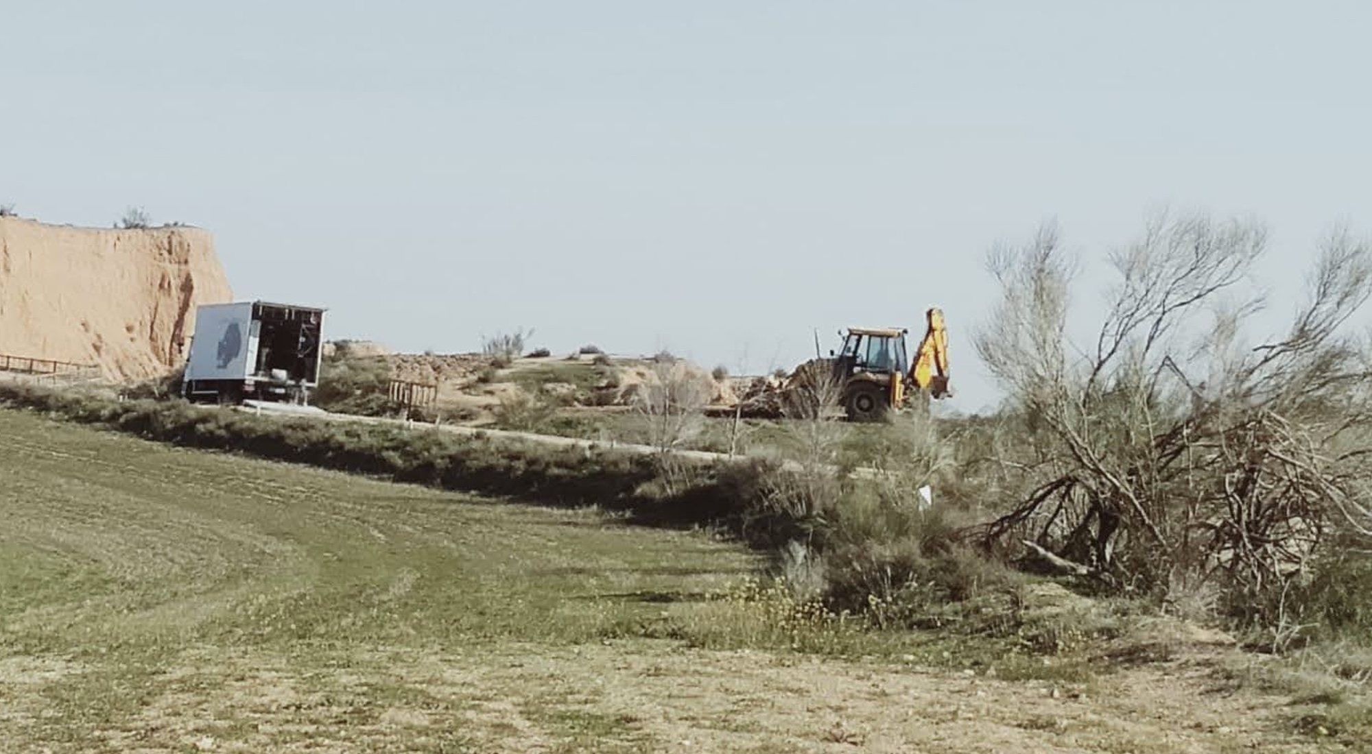 Imagen del lugar donde &#39;Cuéntame&#39; iba a grabar, tomada por Ecologistas en Acción