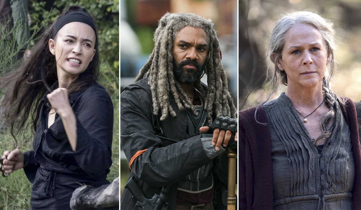 Rosita, Ezekiel y Carol en 'The Walking Dead'