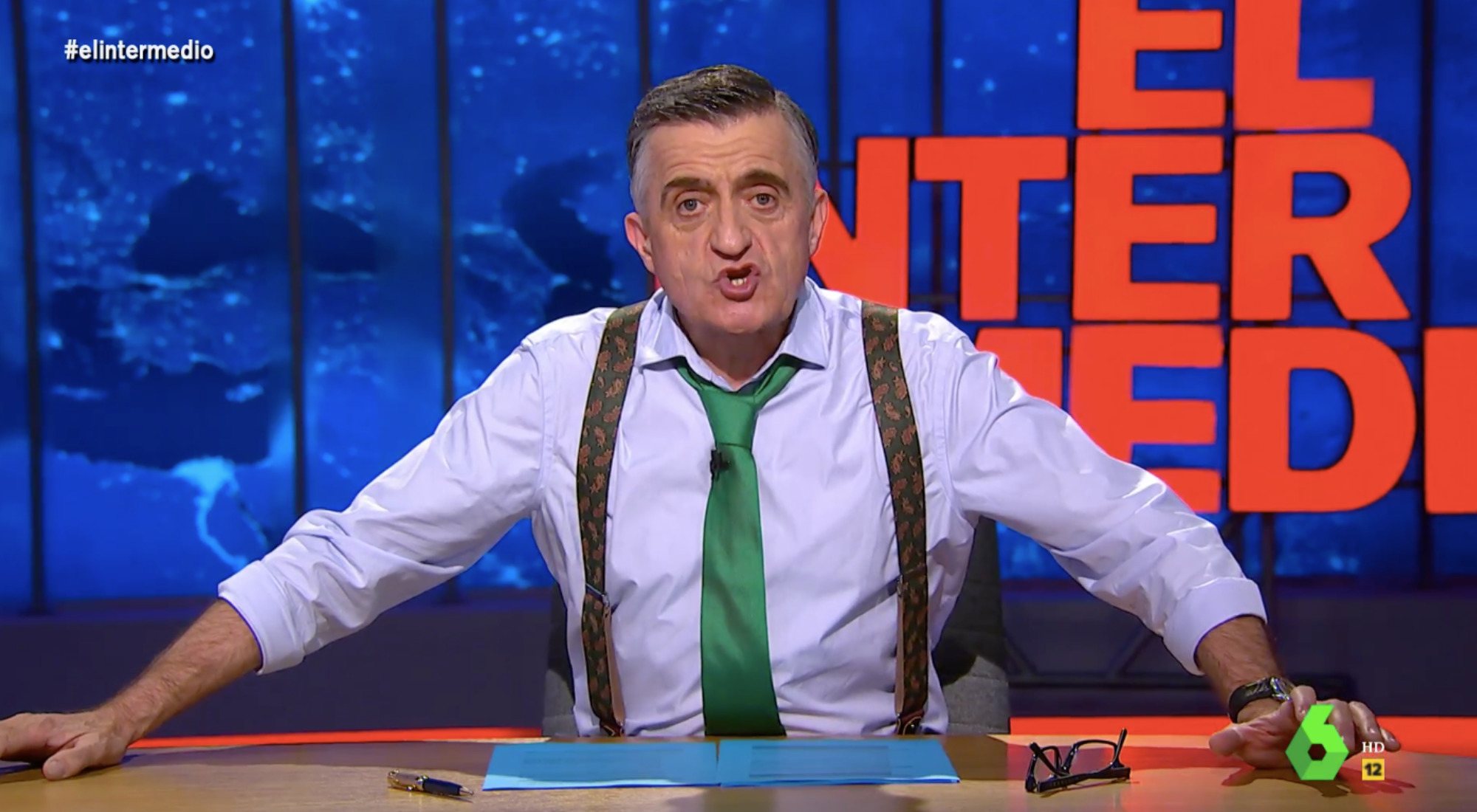 El Gran Wyoming durante las críticas a Díaz Ayuso