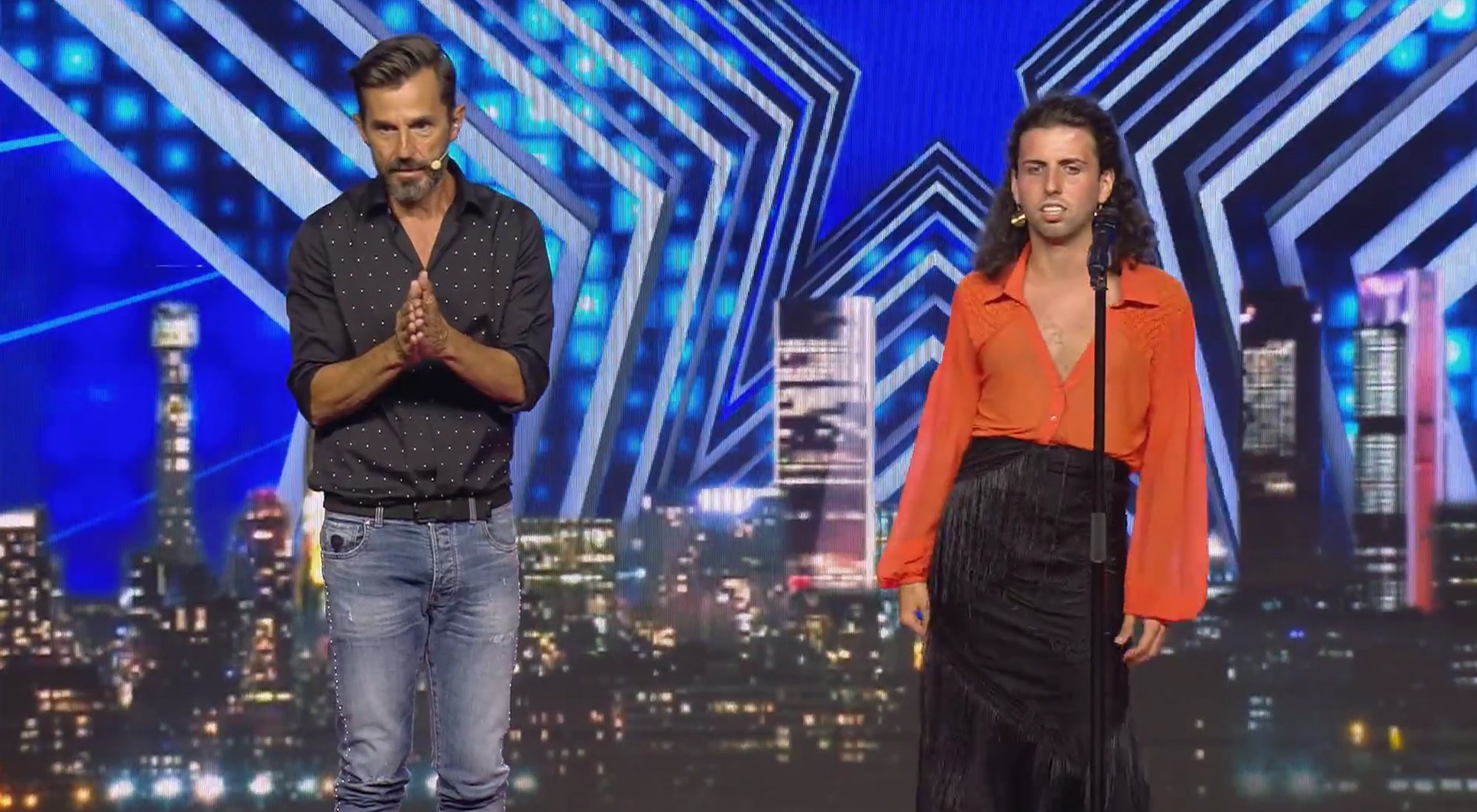 Santi Millán junto a Albert en 'Got Talent'