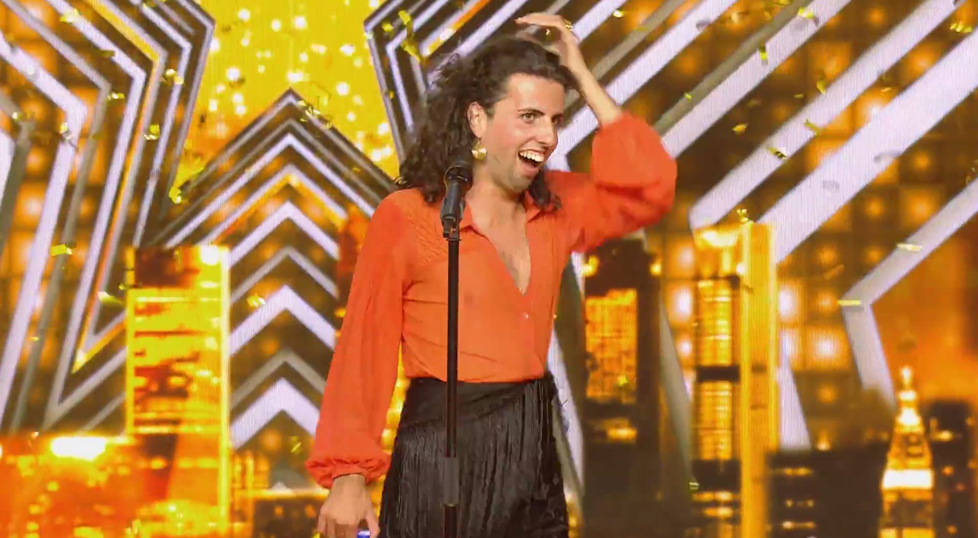 Albert, sorprendido tras recibir el Pase de Oro en 'Got Talent'