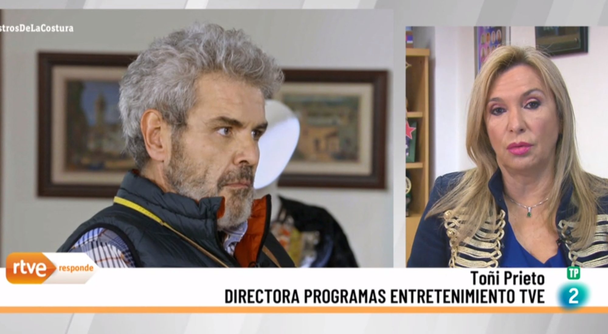 Toñi Prieto interviene en 'RTVE responde'
