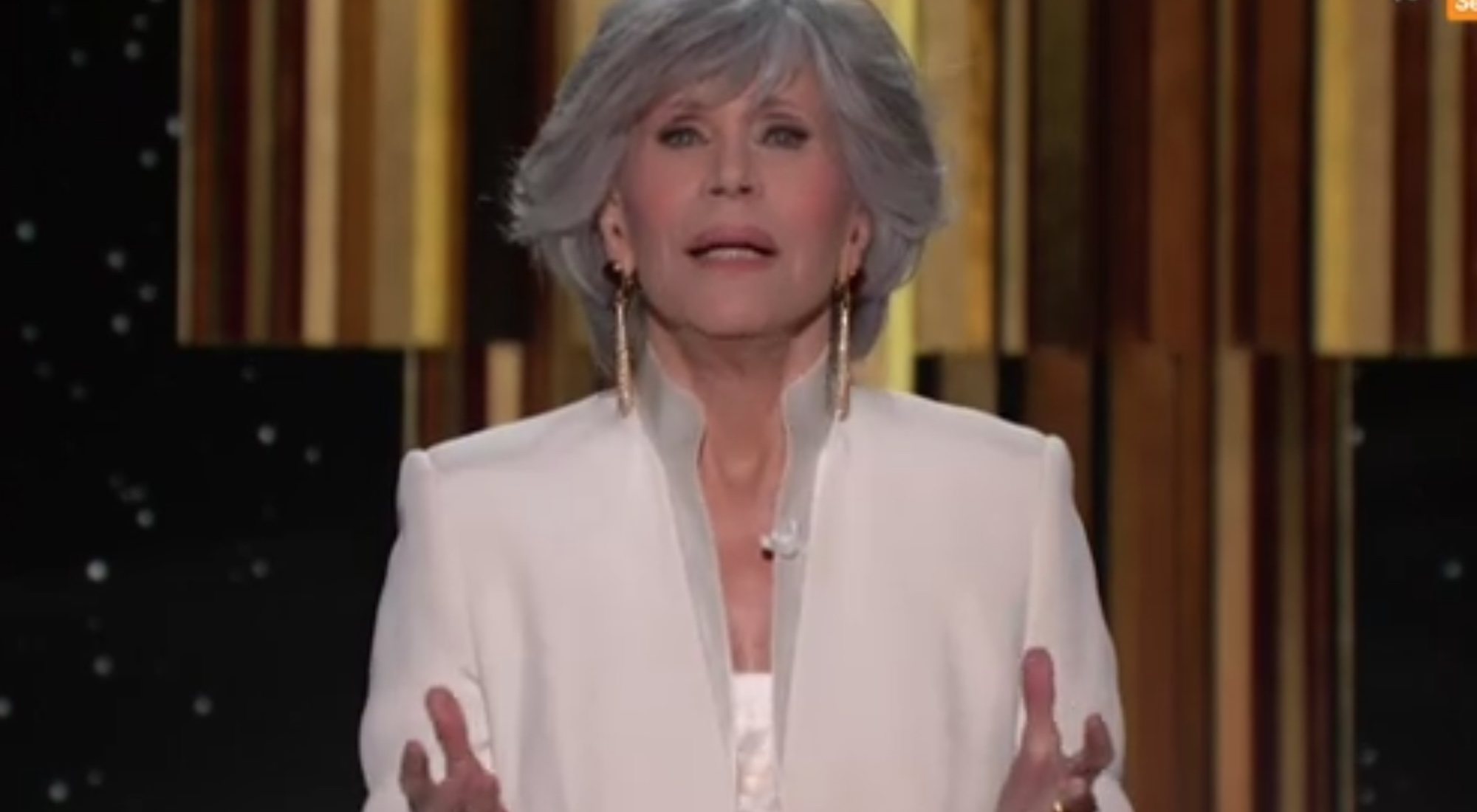 Jane Fonda recibe el Cecil B. DeMille en los Globos de Oro 2021