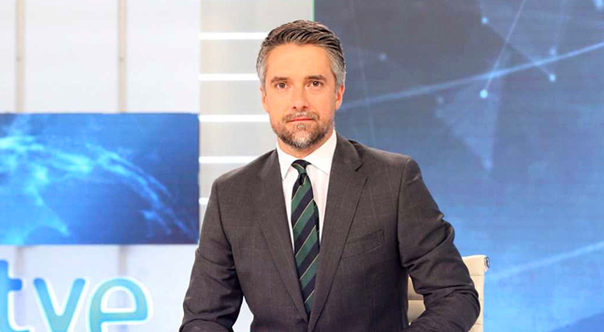 Carlos Franganillo en el 'Telediario 2'