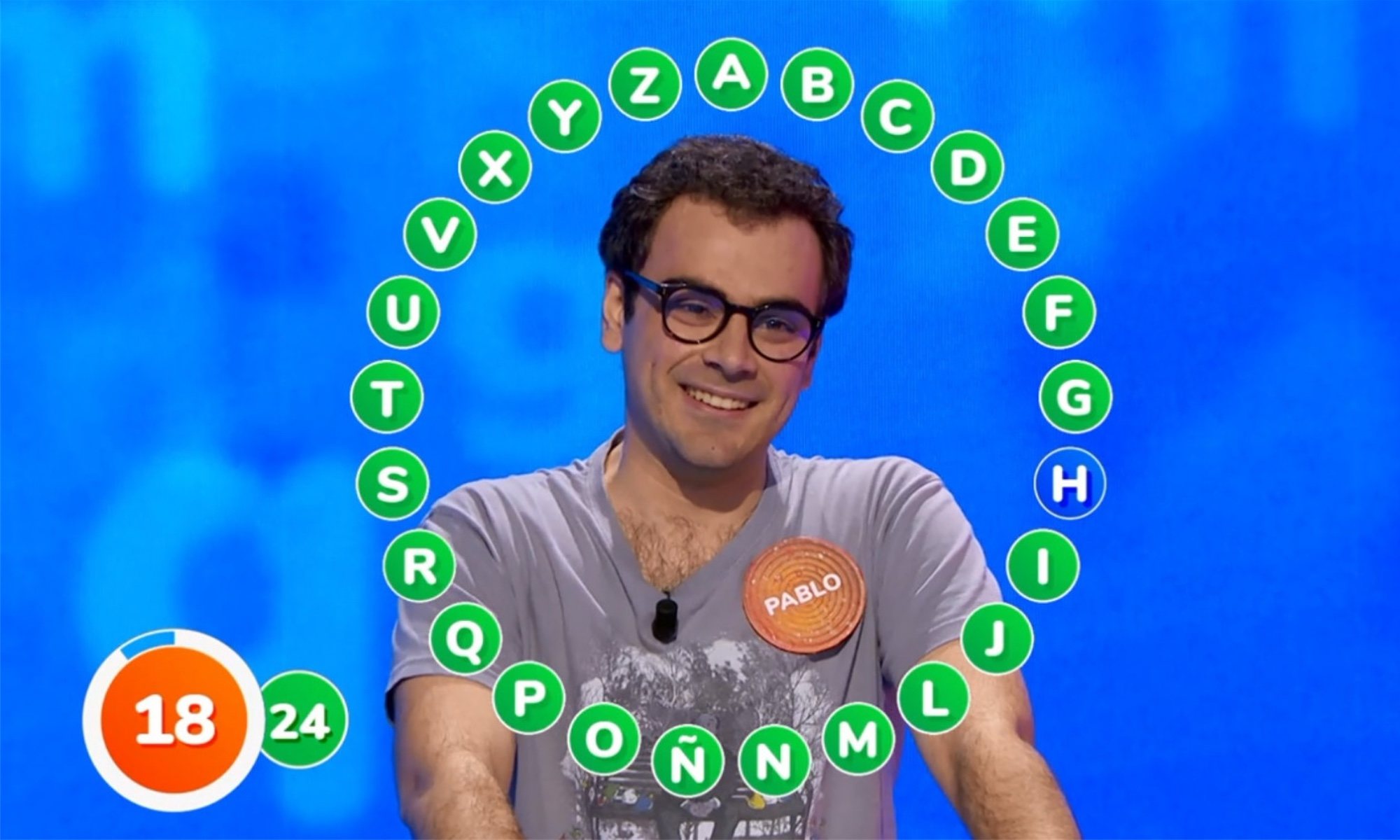 Pablo, en &#39;Pasapalabra&#39;