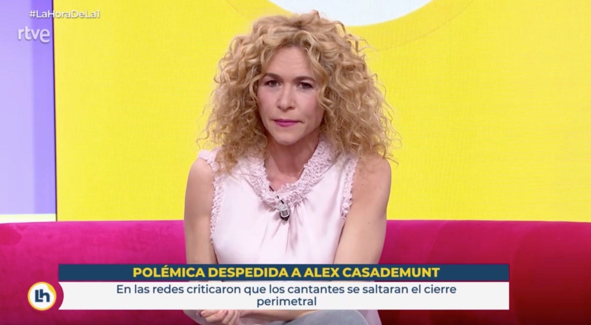 Cristina Fernández en 'La hora de La 1'