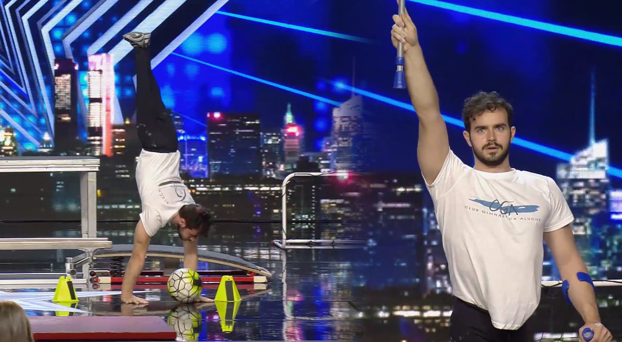 David demuestra sus habilidades en 'Got Talent'