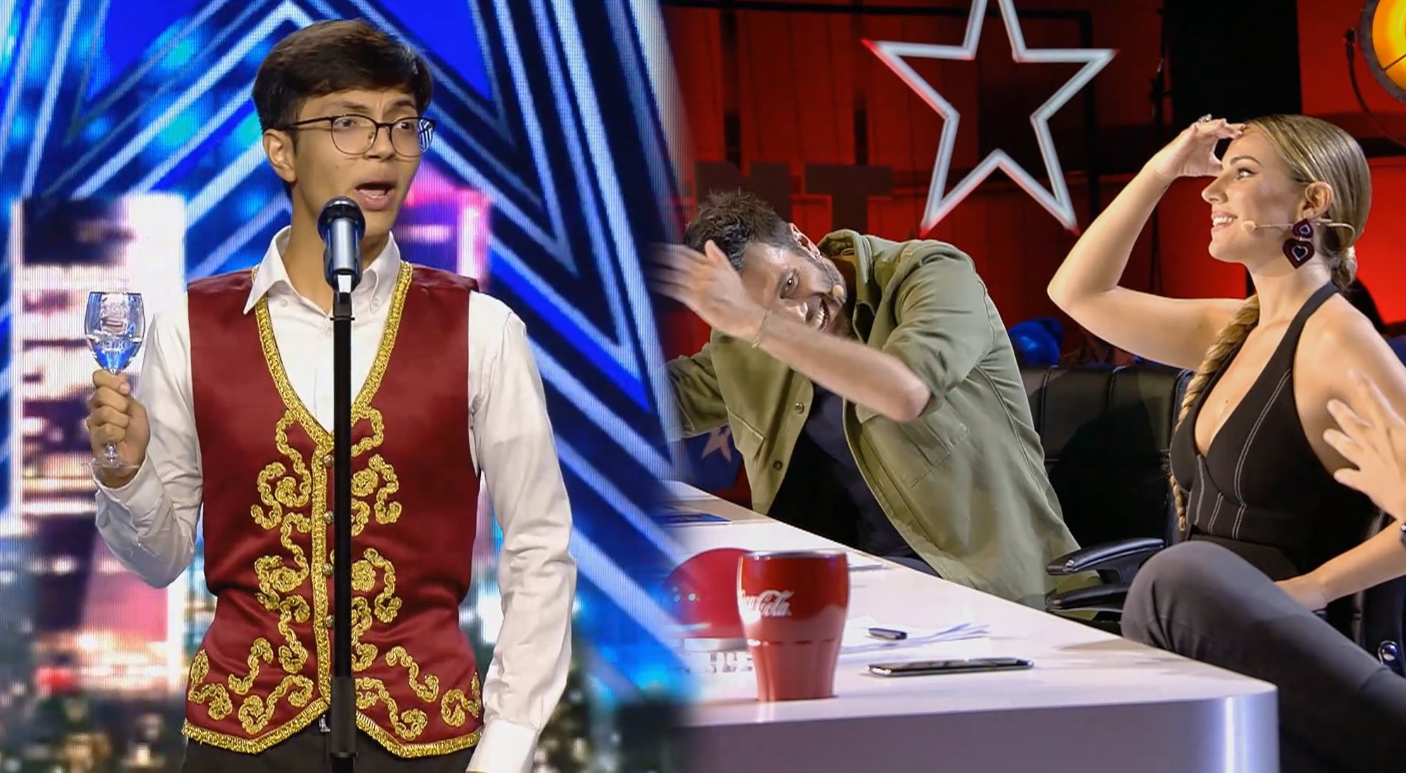 Los jueces de &#39;Got Talent&#39;, impactados con la voz de soprano de Dennis