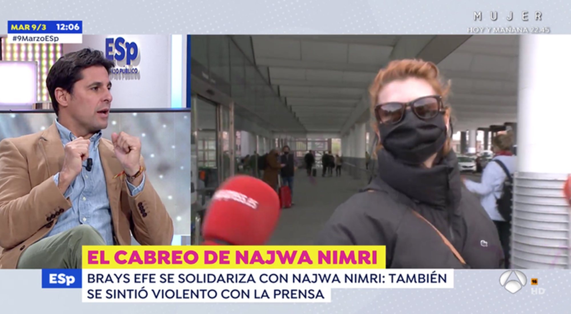 Fran Rivera defiende a Najwa Nimri en 'Espejo público'