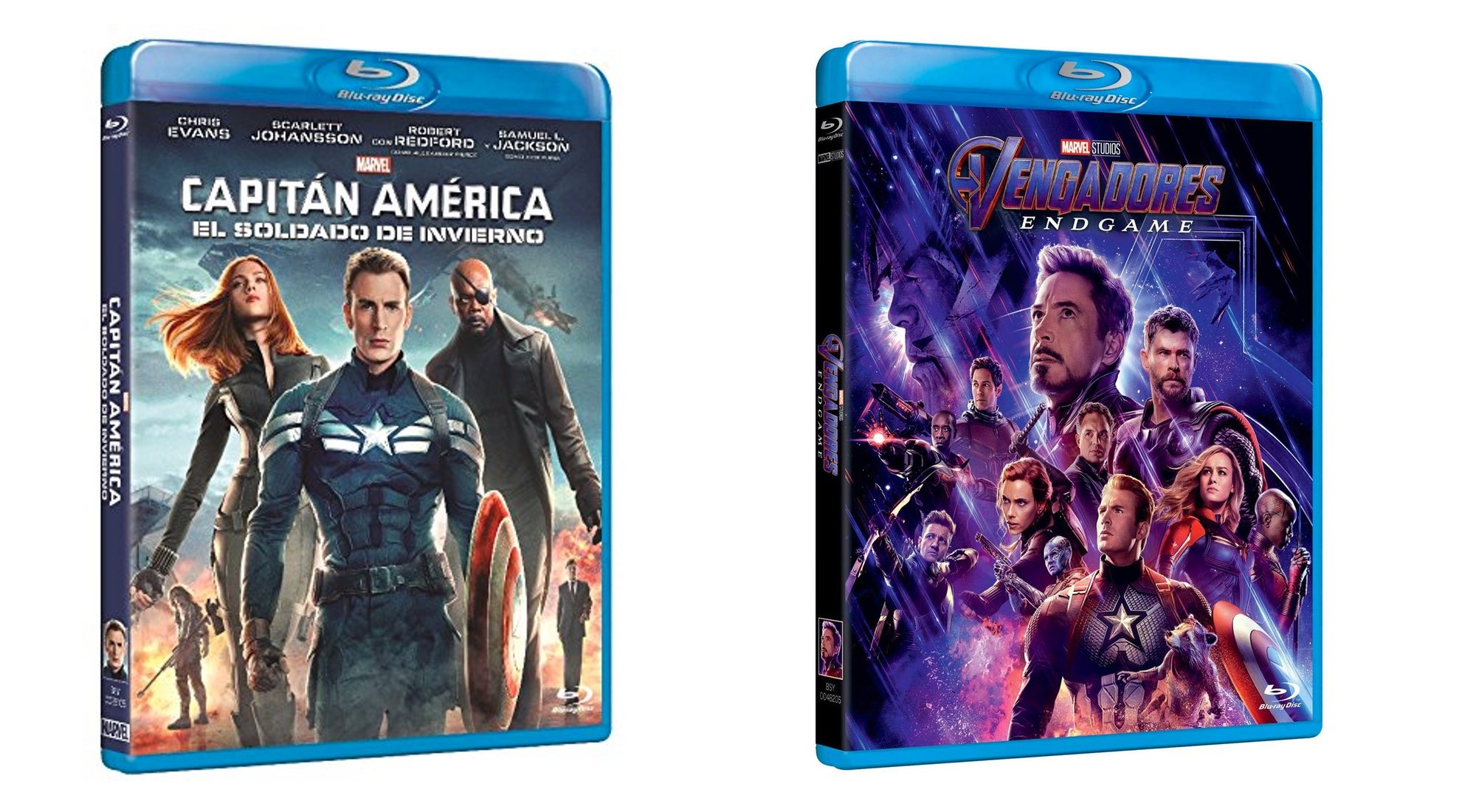 "Capitán América: El soldado de invierno" y "Vengadores: Endgame"