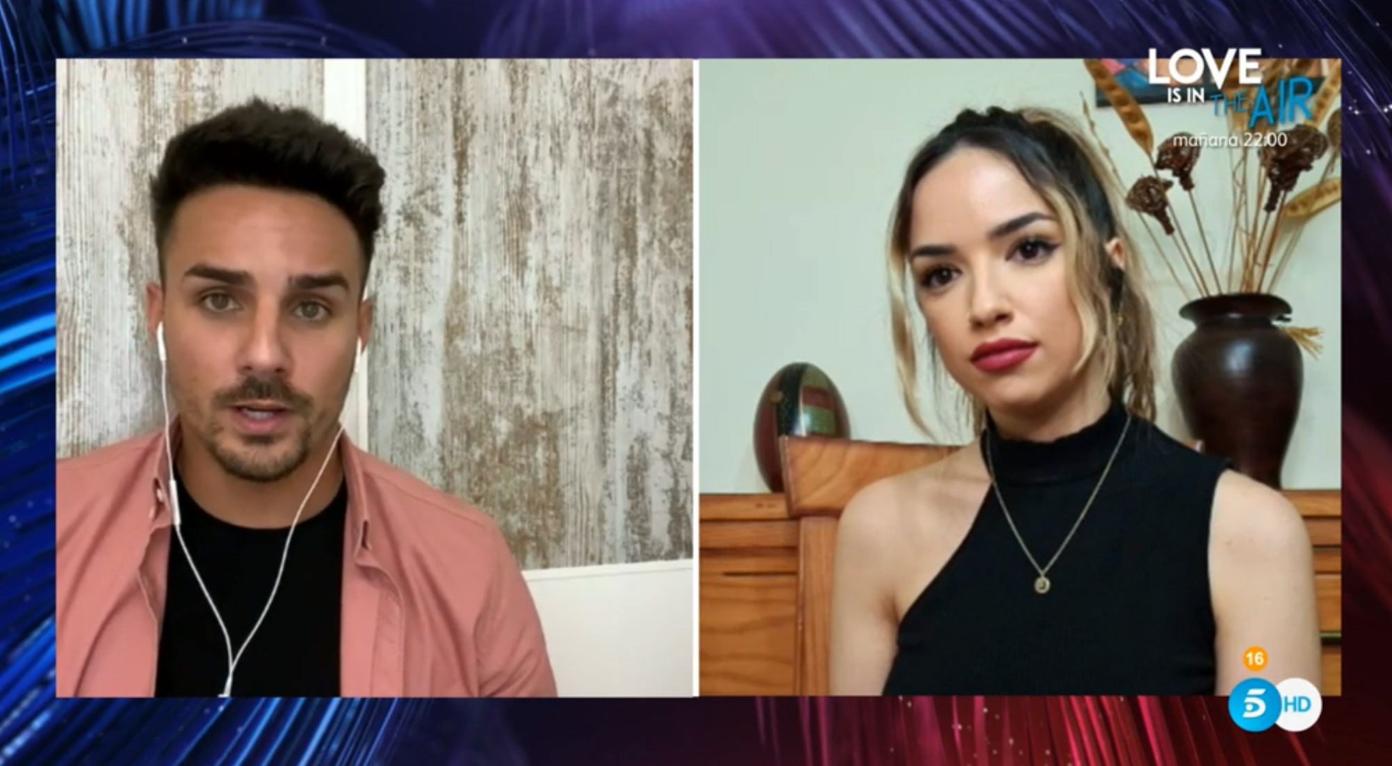 Manuel y Lucía durante su entrevista en 'El debate de las tentaciones'