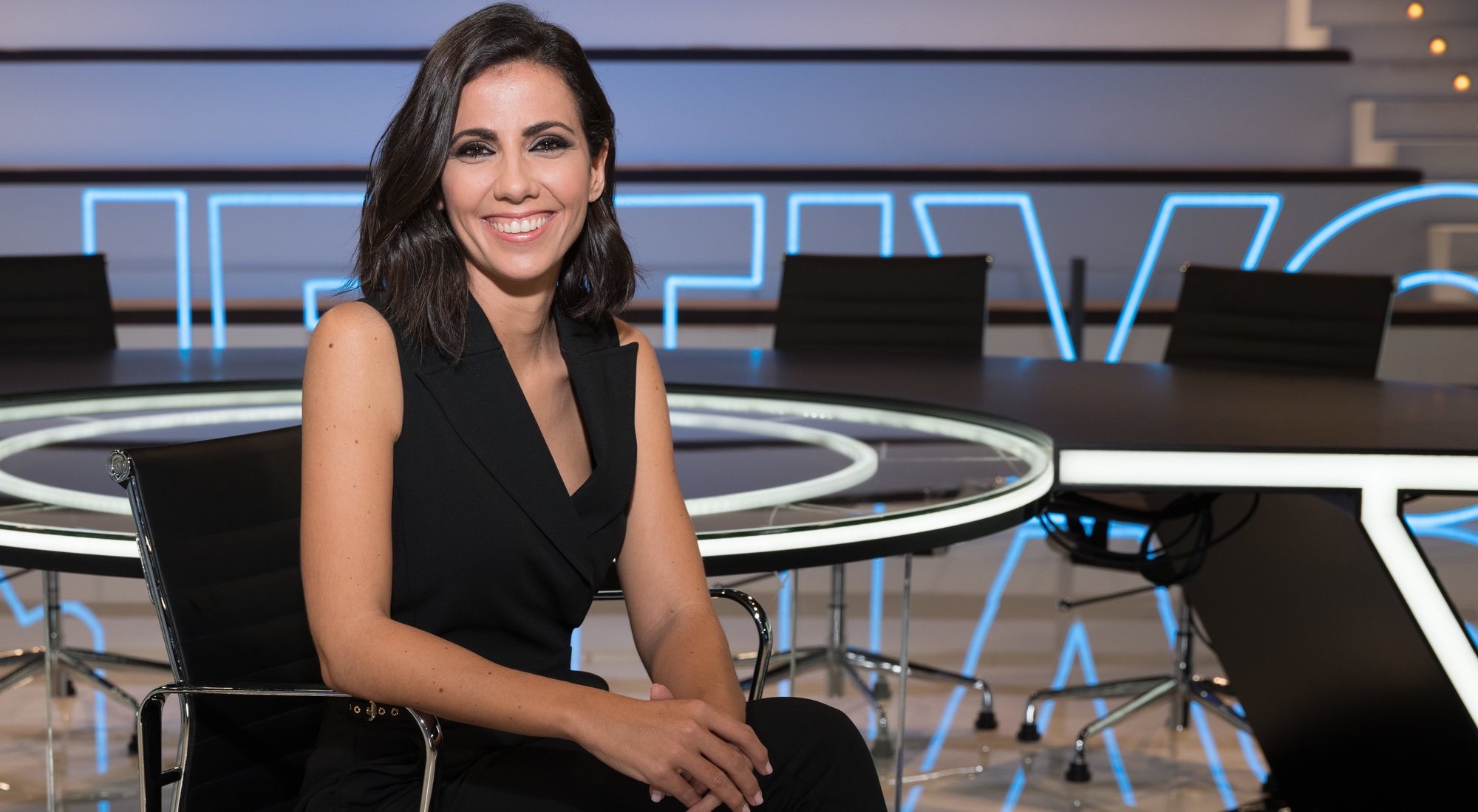 Ana Pastor en el plató de 'El Objetivo'