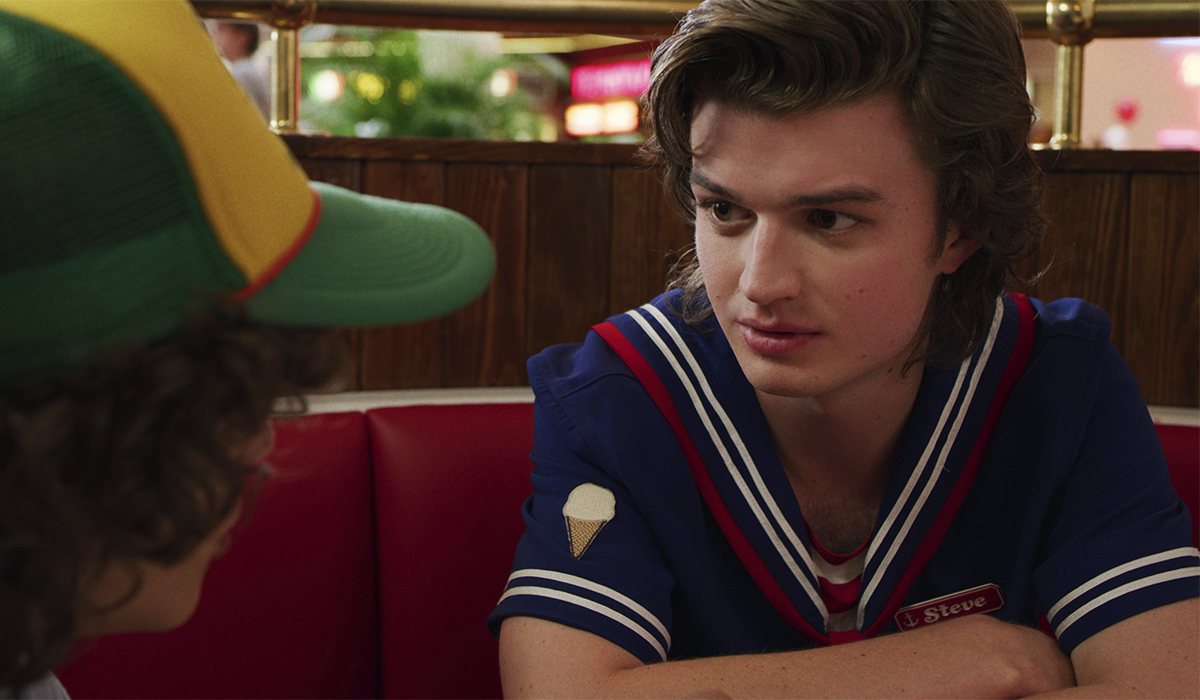 Joe Keery como Steve en 'Stranger Things'