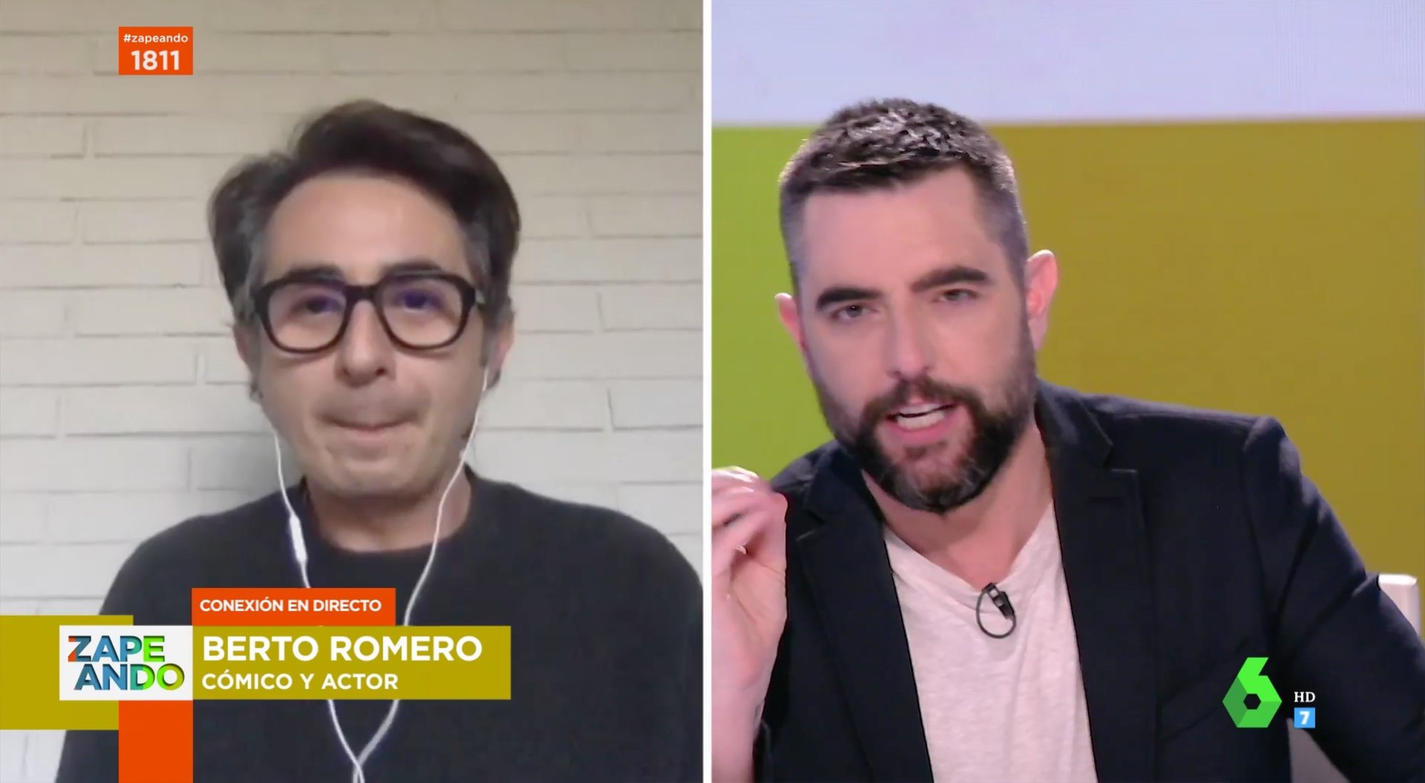 Berto Romero y Dani Mateo en 'Zapeando'