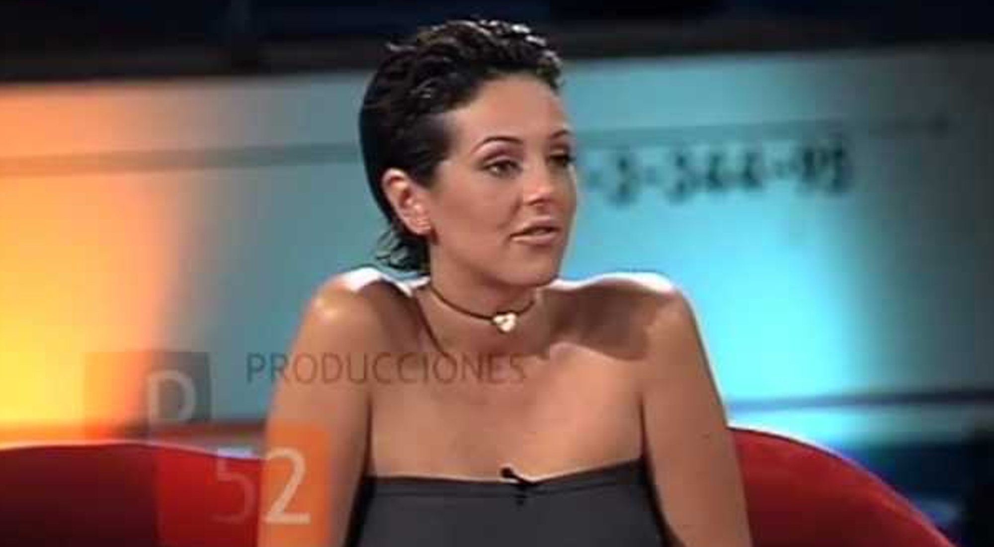 Rocío Carrasco durante su entrevista en 'Tómbola'