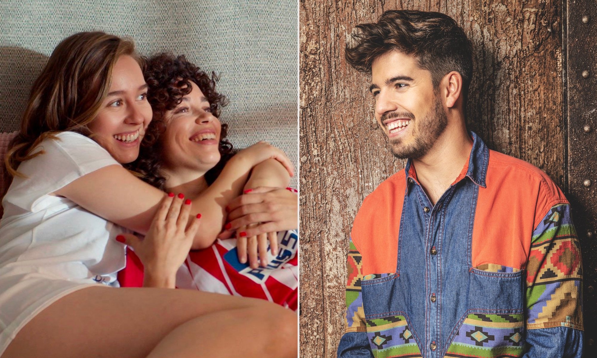 Paula Usero, Carol Rovira y Roi Méndez