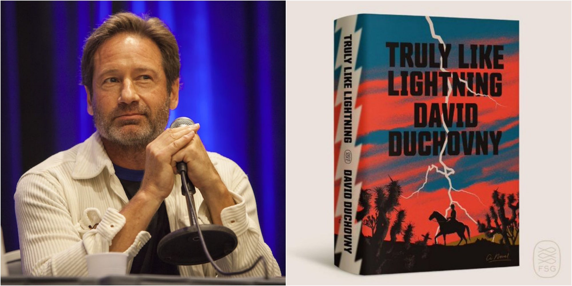 David Duchovny, autor de "Truly Like Lightning"