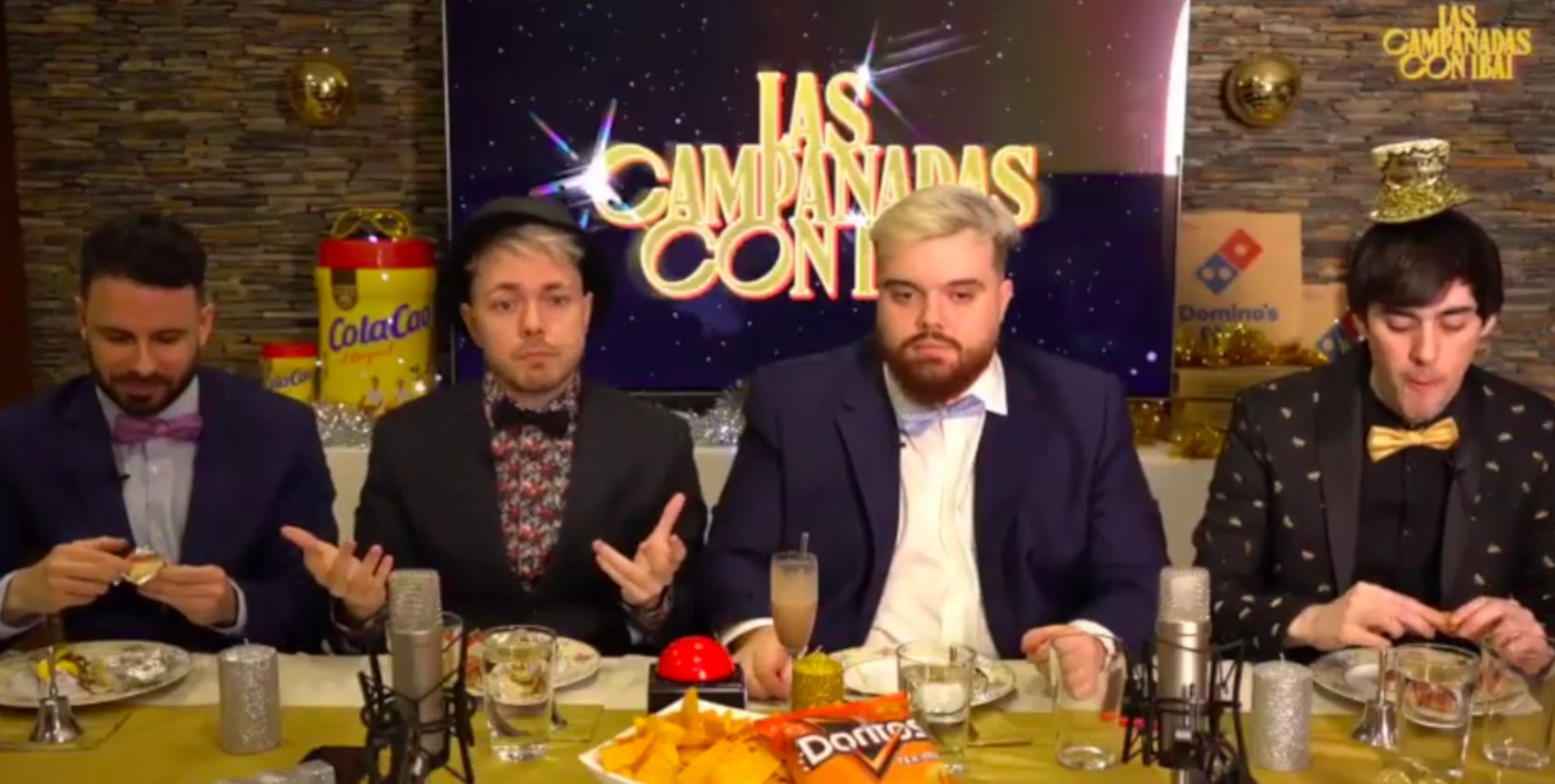 Algunos de los streamers de &quot;Ibailand&quot; en la Nochevieja de 2020