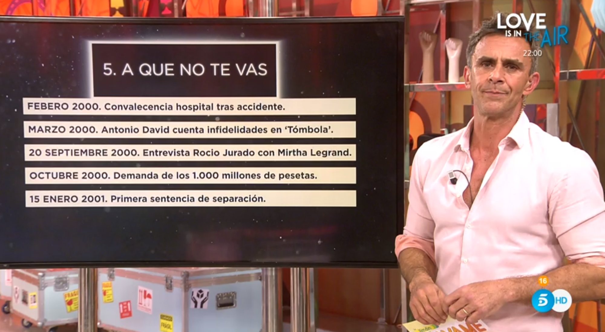 Alonso Caparrós explica en 'Sálvame' los hechos de los que hablará Rocío Carrasco