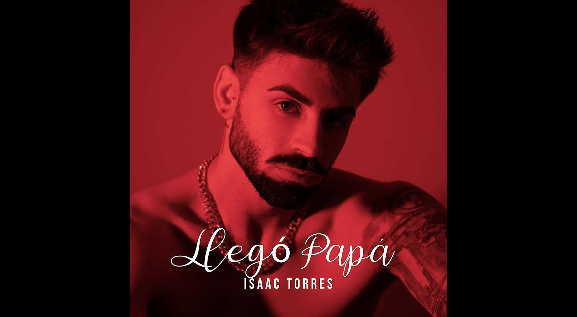 Portada de "Llegó Papá", single de Isaac Torres