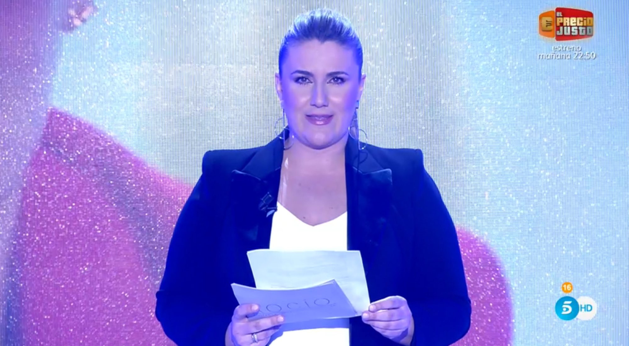 Carlota Corredera lee el comunicado de los máximos responsables de &#39;Rocío, contar la verdad para seguir viva&#39;