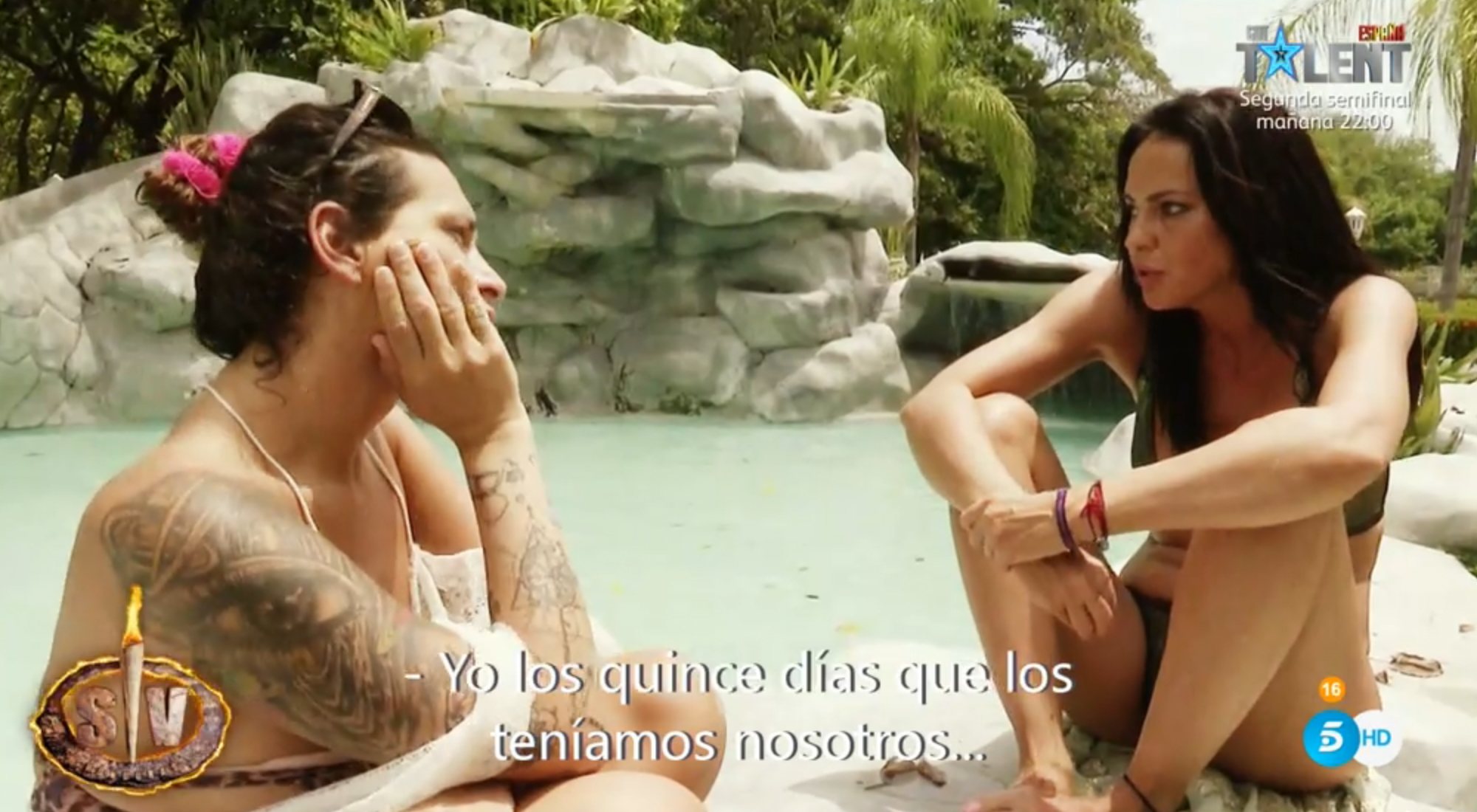 Olga habla con Lara de su familia antes del estreno de 'Supervivientes 2021'