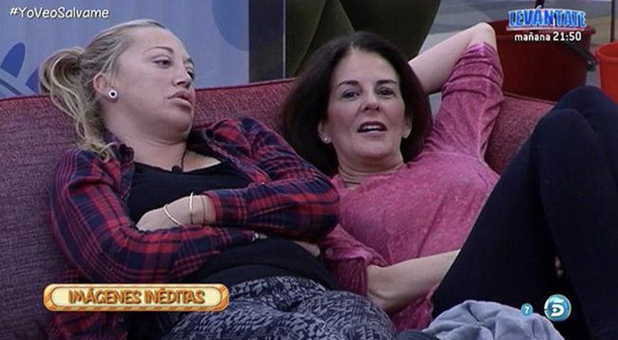 Belén Esteban y Ángela Portero durante su participación en 'GH VIP'